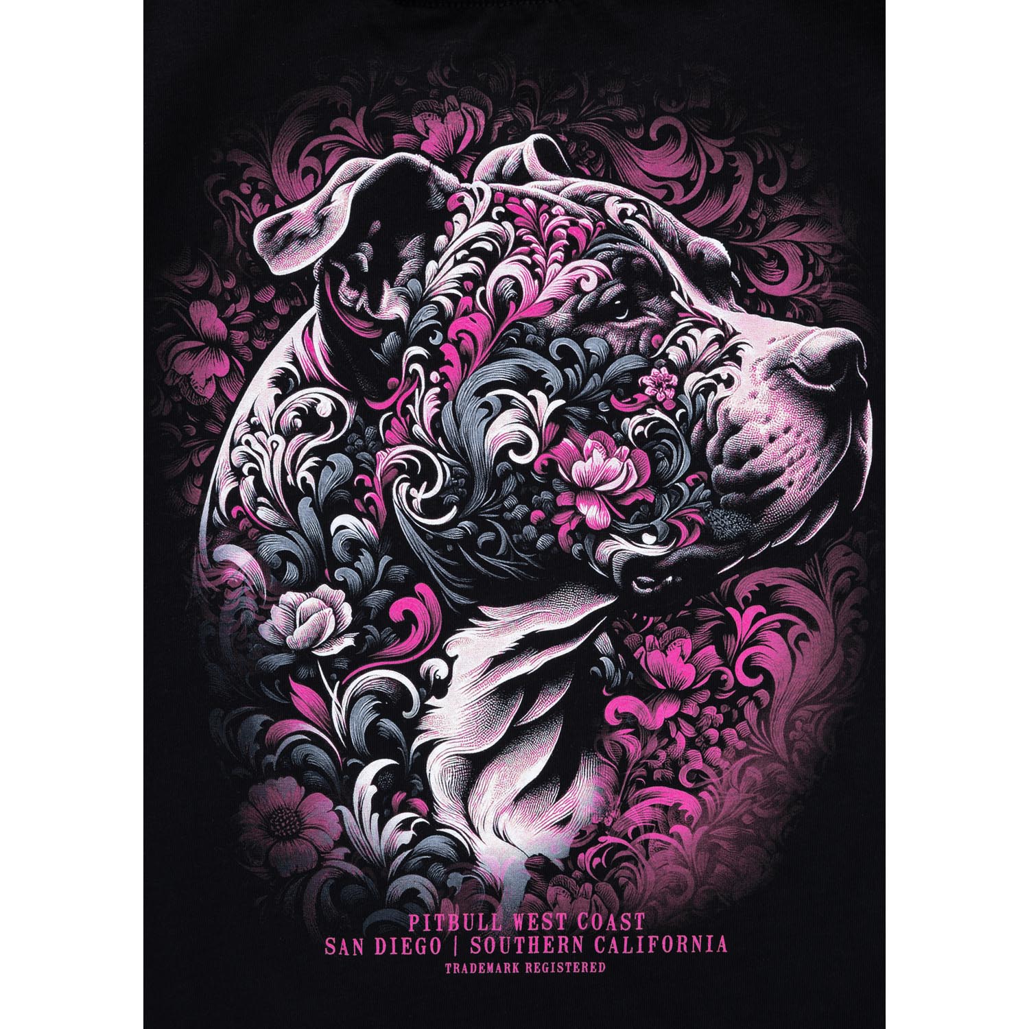 Pit Bull West Coast T-Shirt, Women, Tattoo, black, XL
