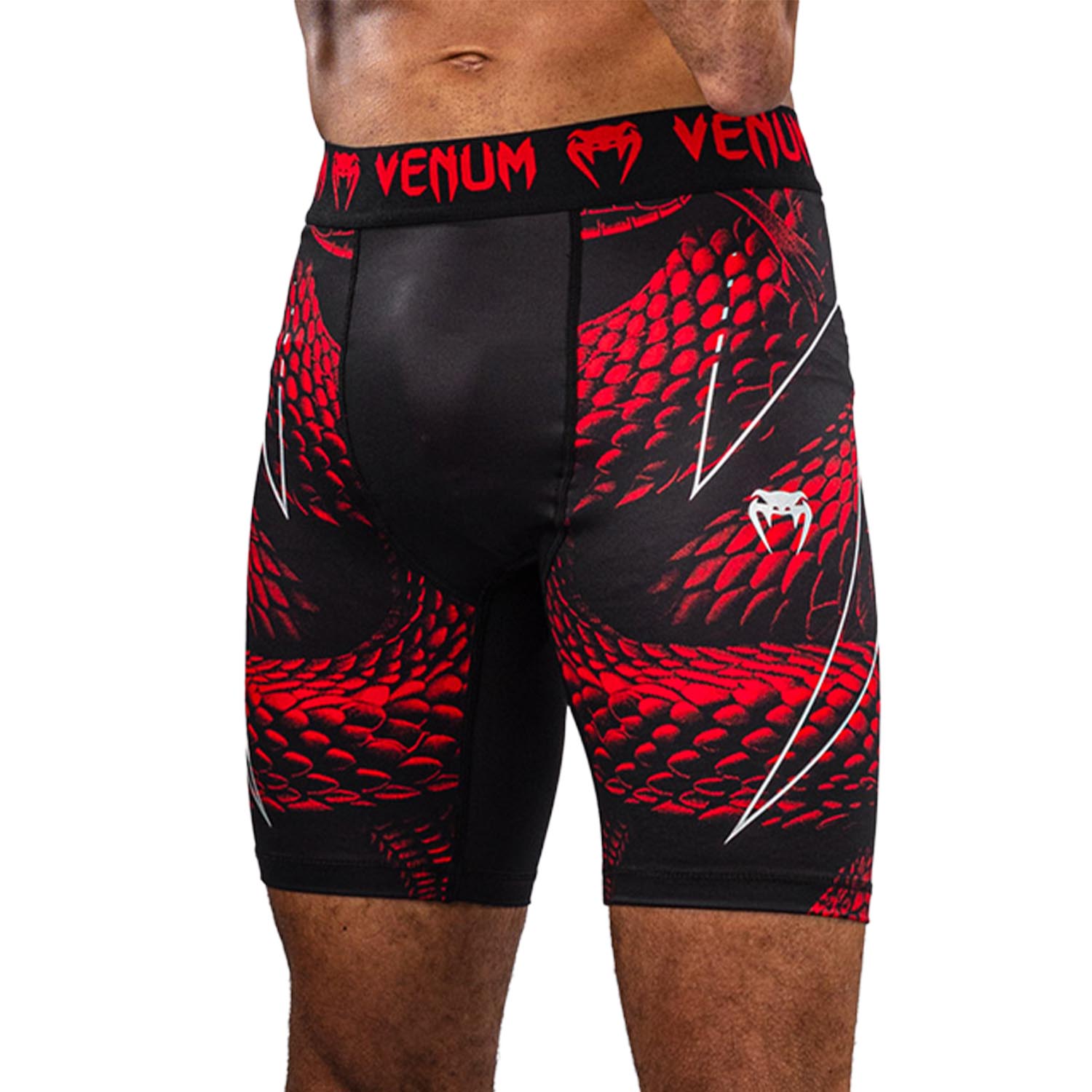 VENUM Compression Shorts, Matupa, black-red-silver, M