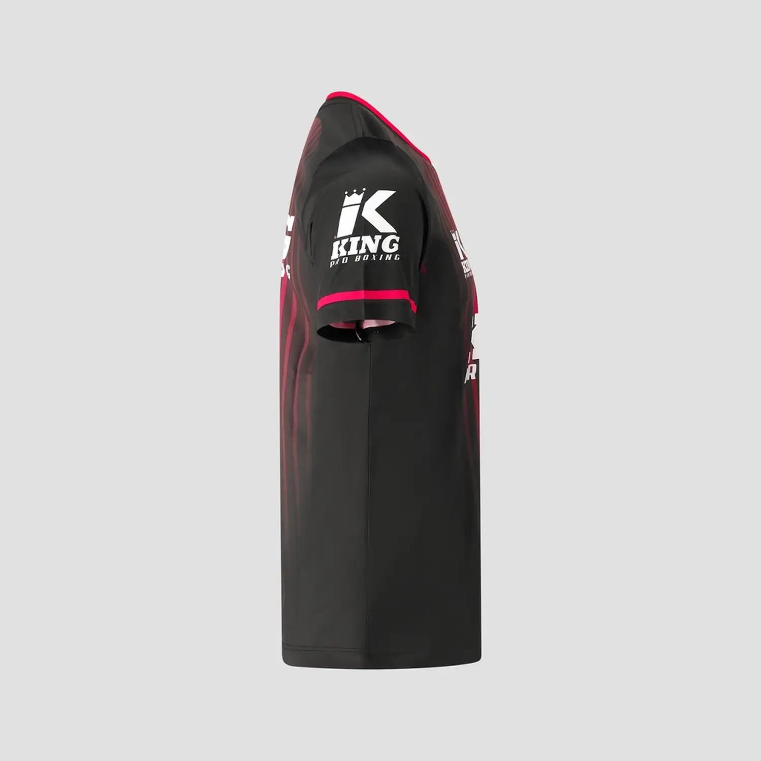 KING PRO BOXING Functional T-Shirt, Bloodline 1, black-red, XL