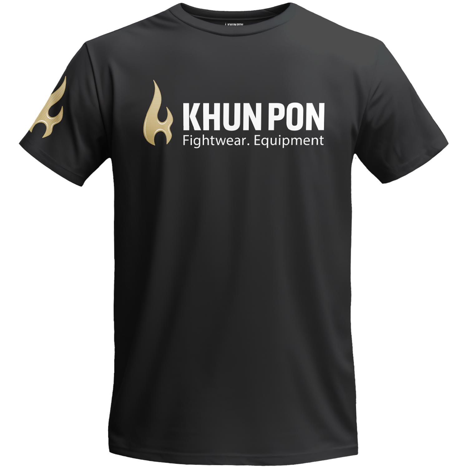 KHUN PON T-Shirt, Logo, schwarz, XXL