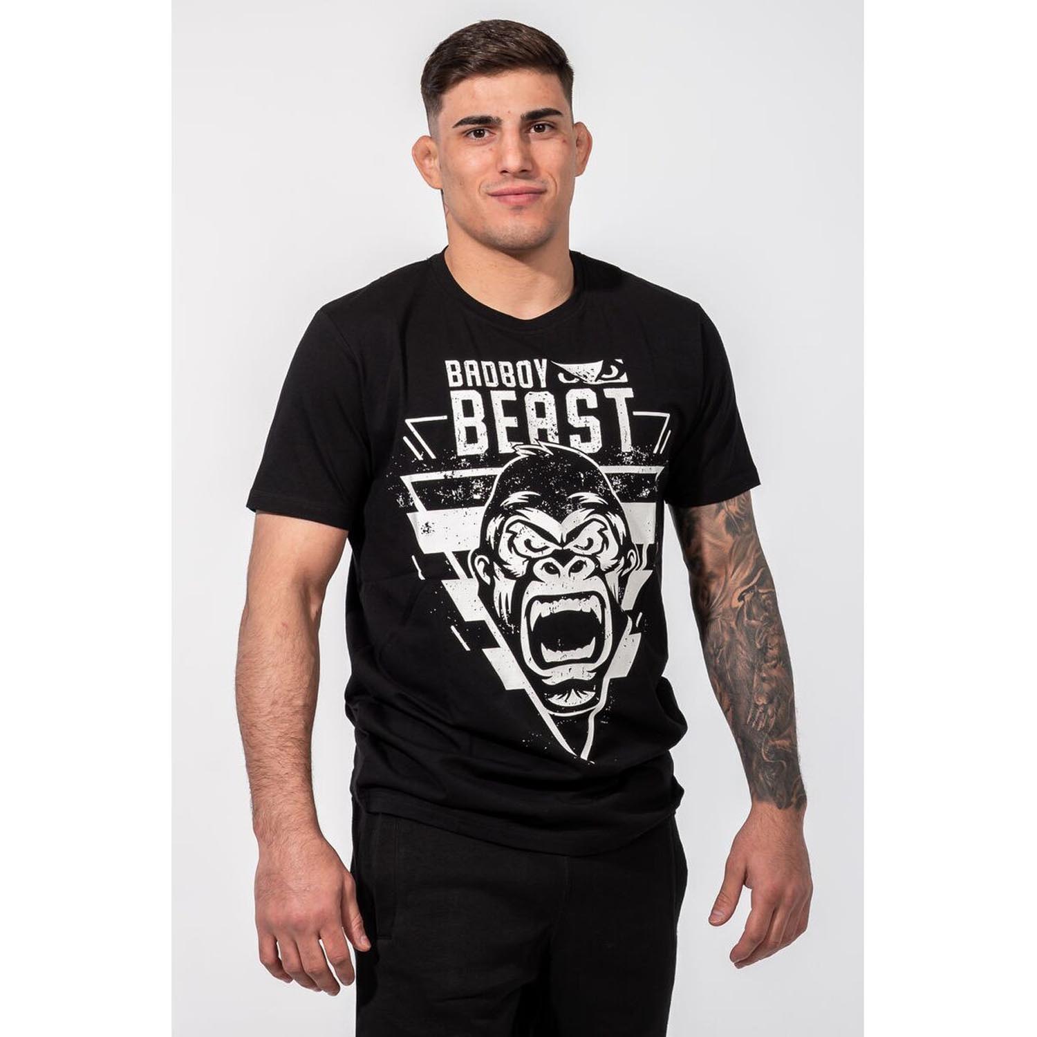 Bad Boy T-Shirt, Roll Like A Beast, black-white, XXL