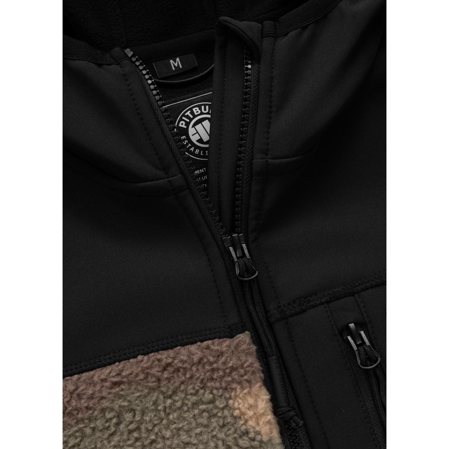Pit Bull West Coast Zip Hoody, Fleece Joyner, camo-brown, XXL