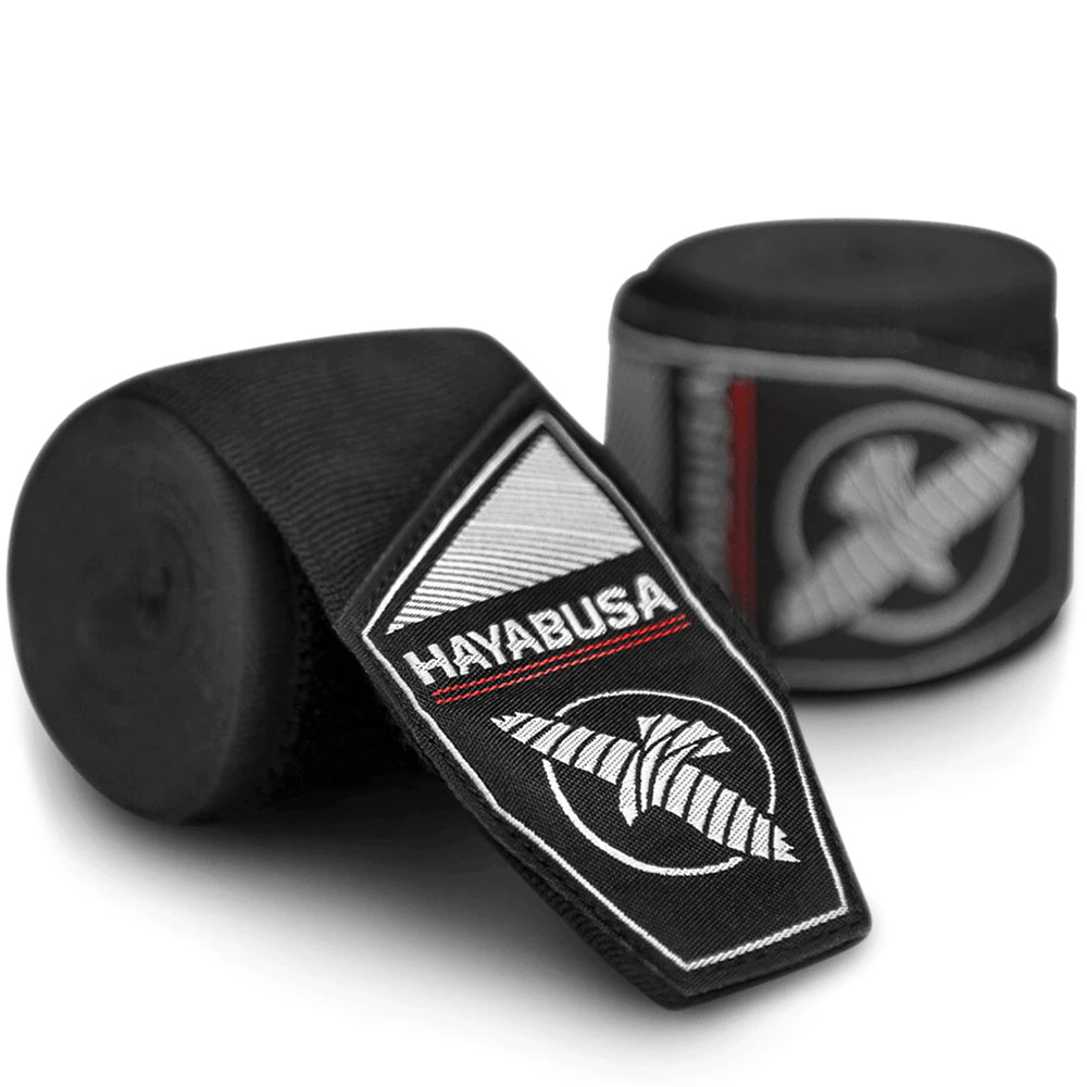 Hayabusa Boxing Hand Wraps, Perfect Stretch, 3 m, black