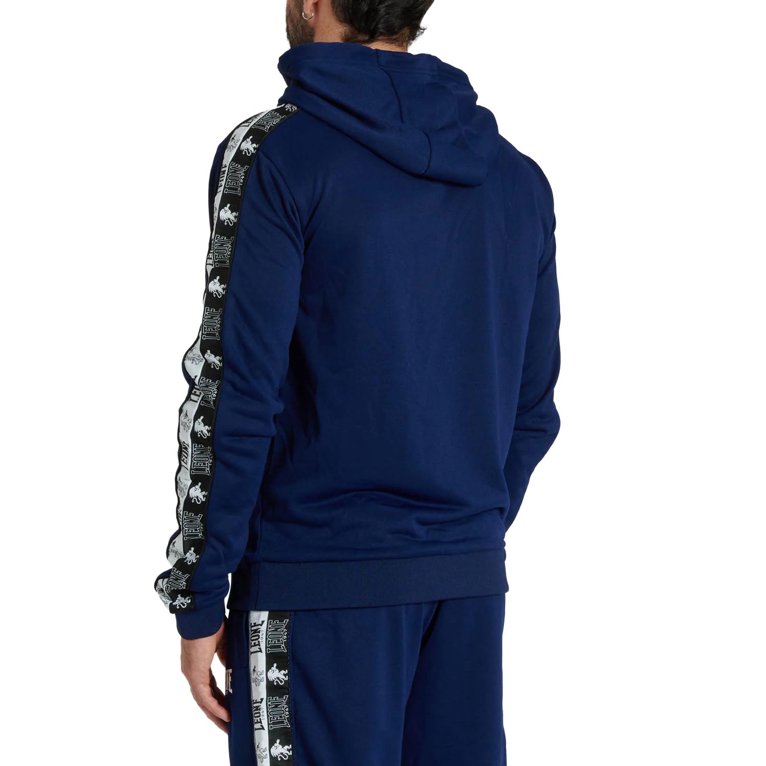 LEONE Hoody, Iconic, blue-white, L