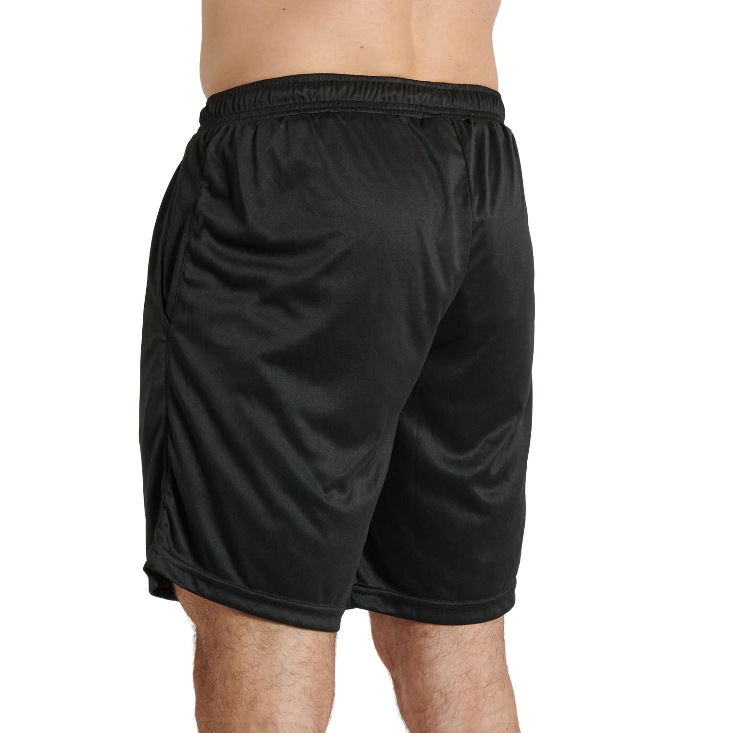 LEONE Fitness Shorts, Logo, black-white, XL