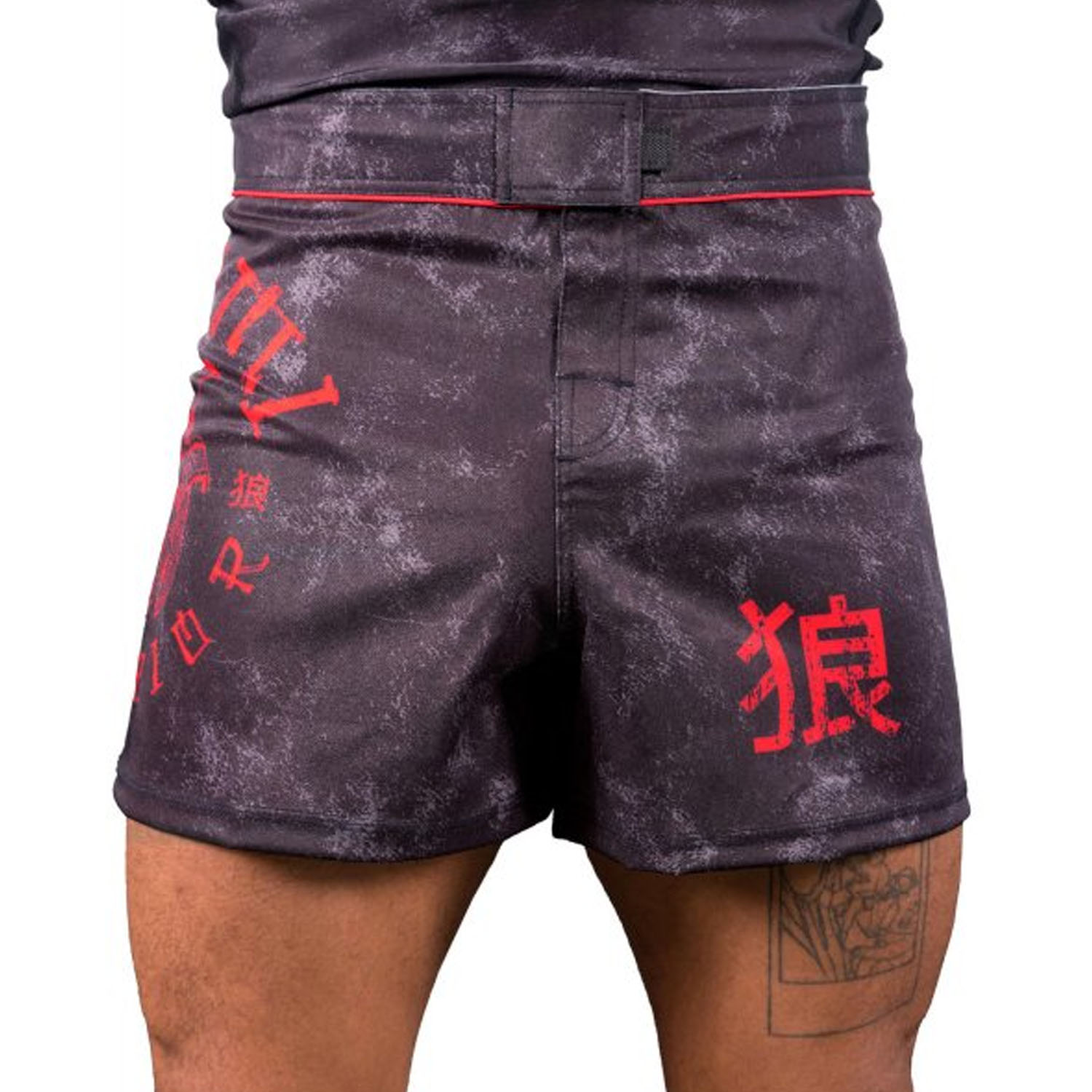 OKAMI MMA Fight Shorts, Warrior, black, XL