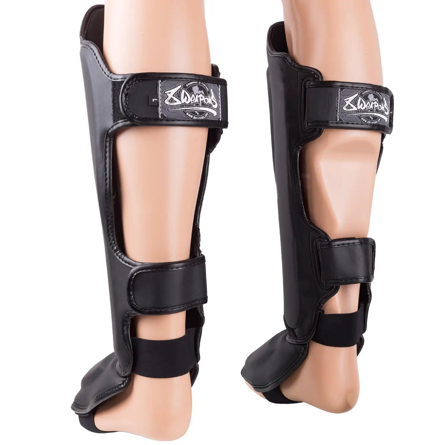 8 WEAPONS Shin Guards, BIG 8 Premium, black-black, XL