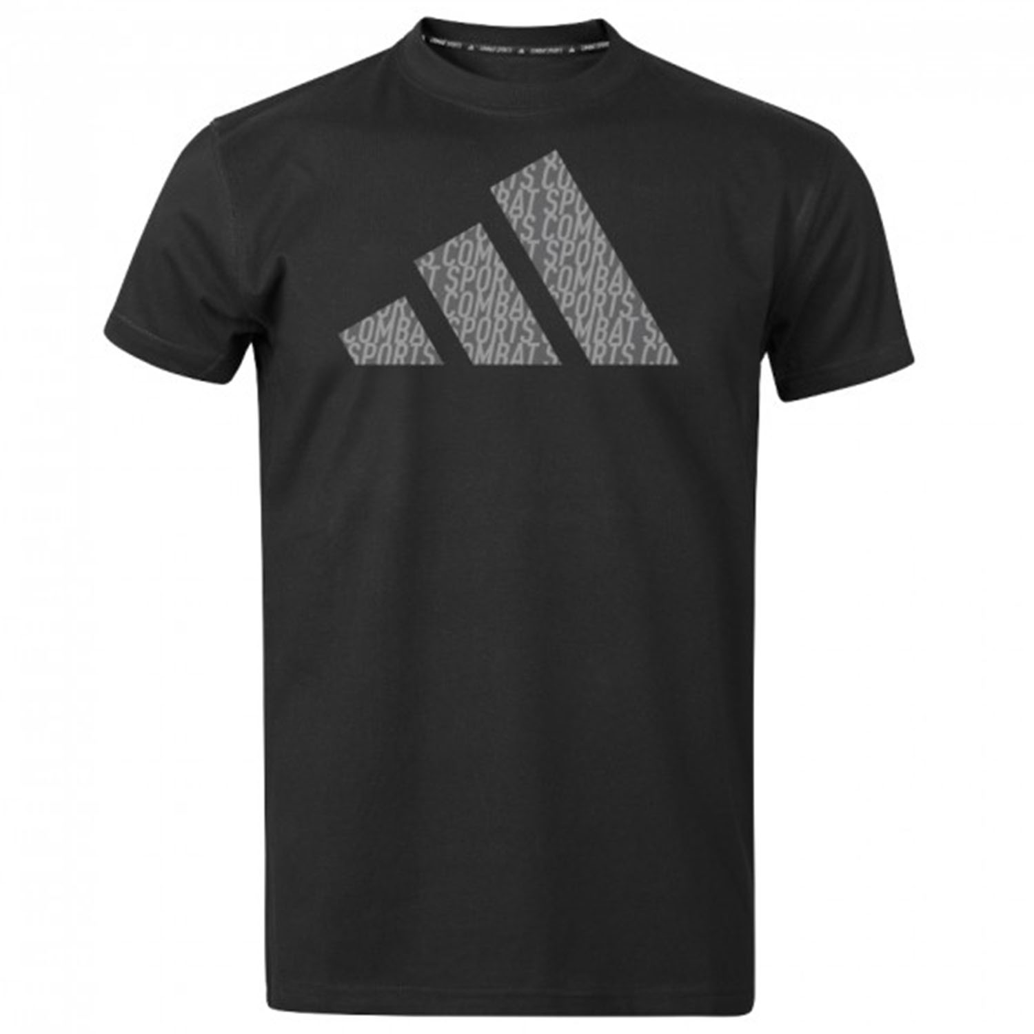adidas T-Shirt, Perfo Script Graphic Combat Sports, black, M