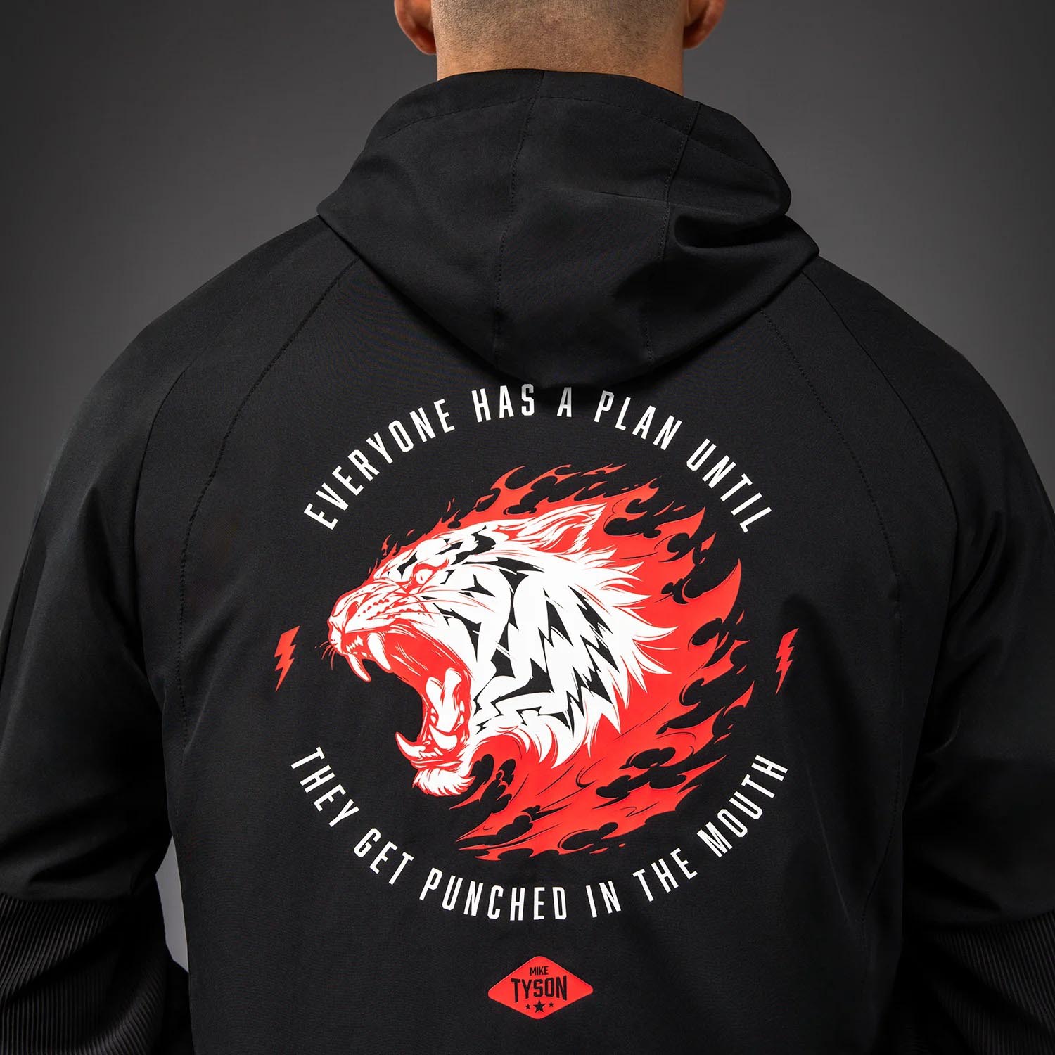 VENUM Training Jacket, Mike Tyson, black-red, XXL