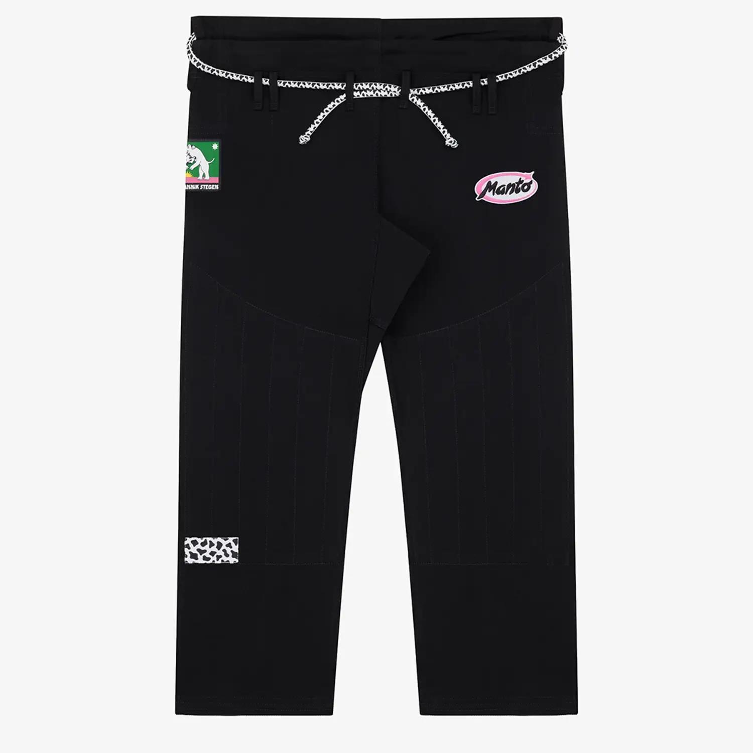 MANTO BJJ GI, Dogs, black, A4