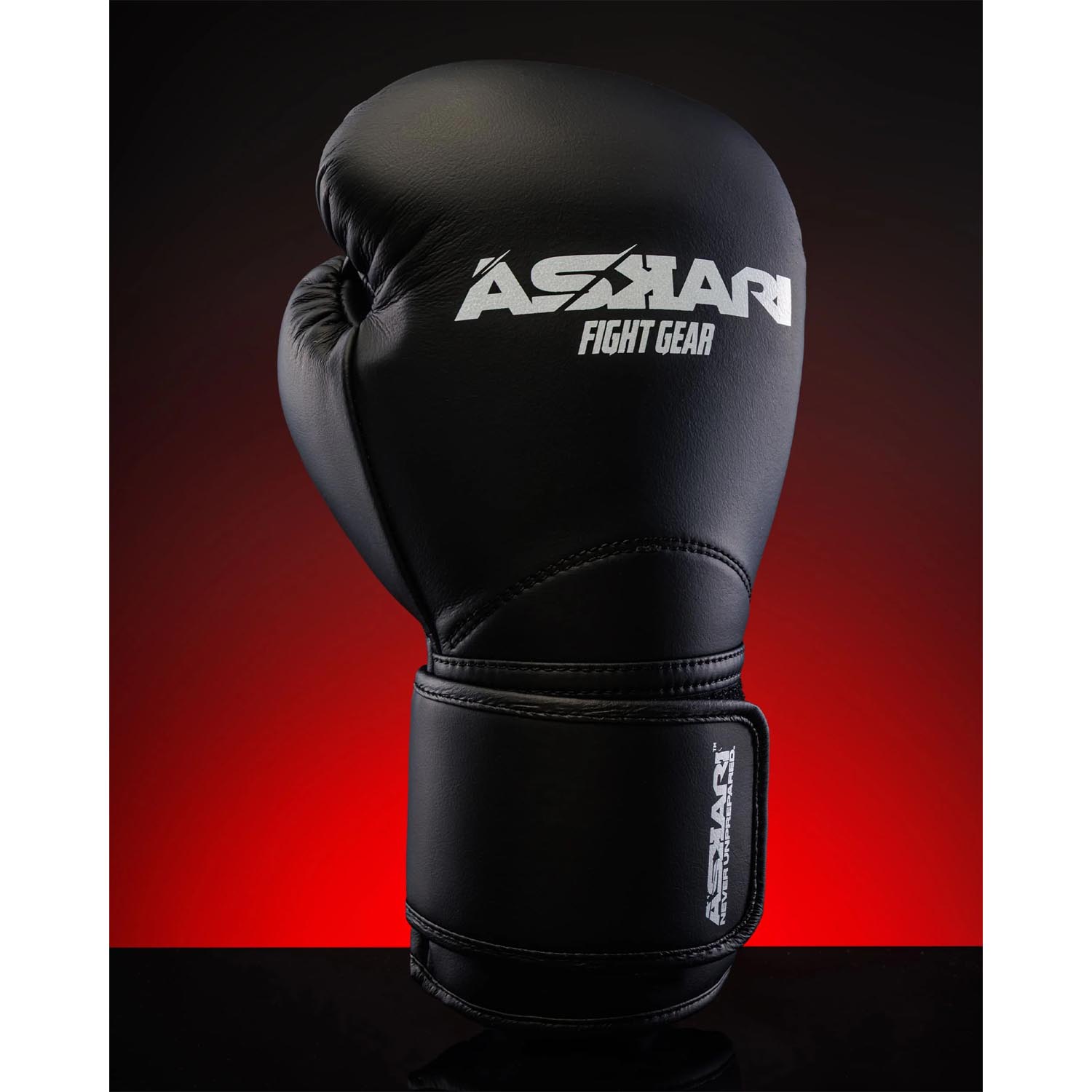ASKARI Boxing Gloves, Aero, black-white, 12 Oz