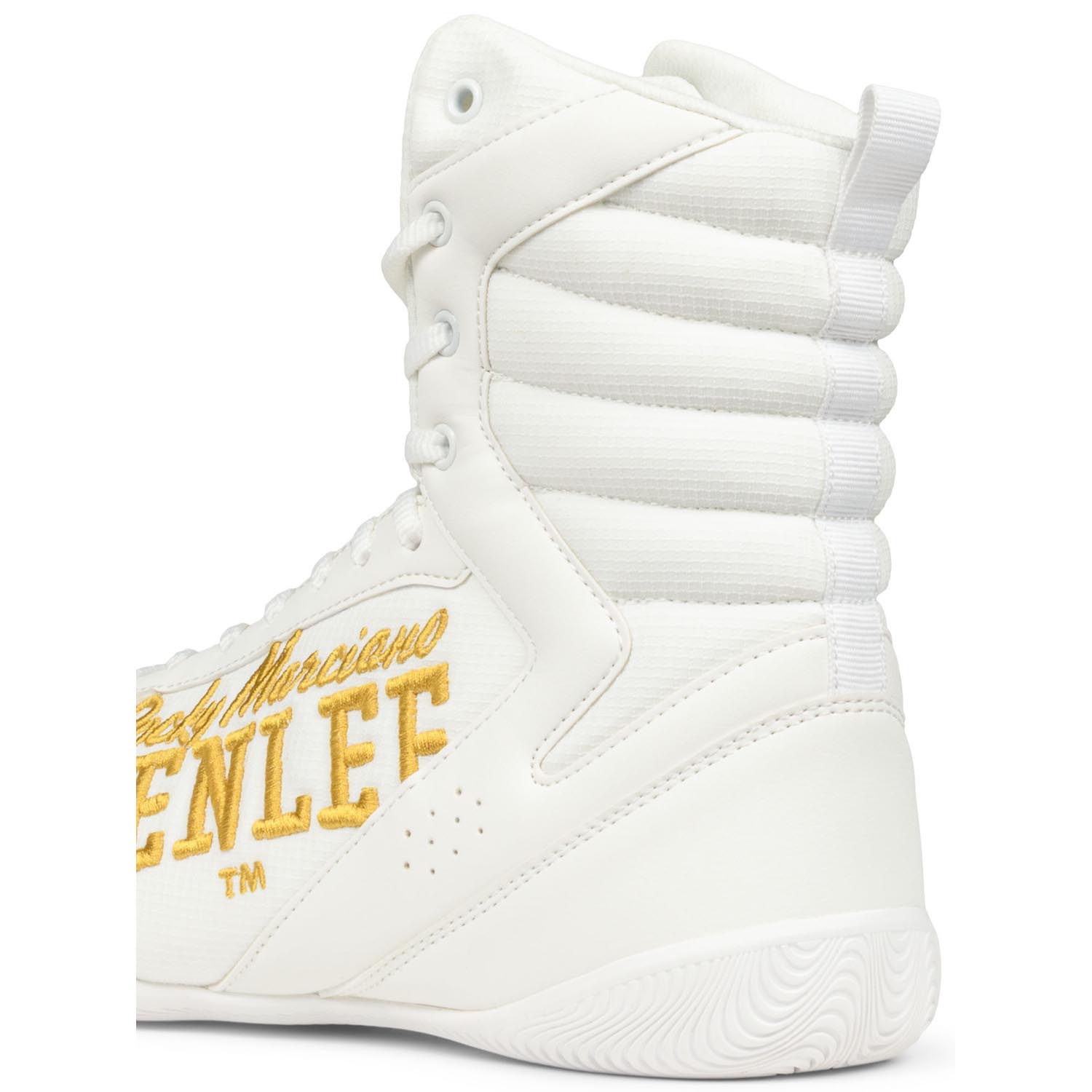 BENLEE Boxing Shoes, Strike, white-yellow, 41