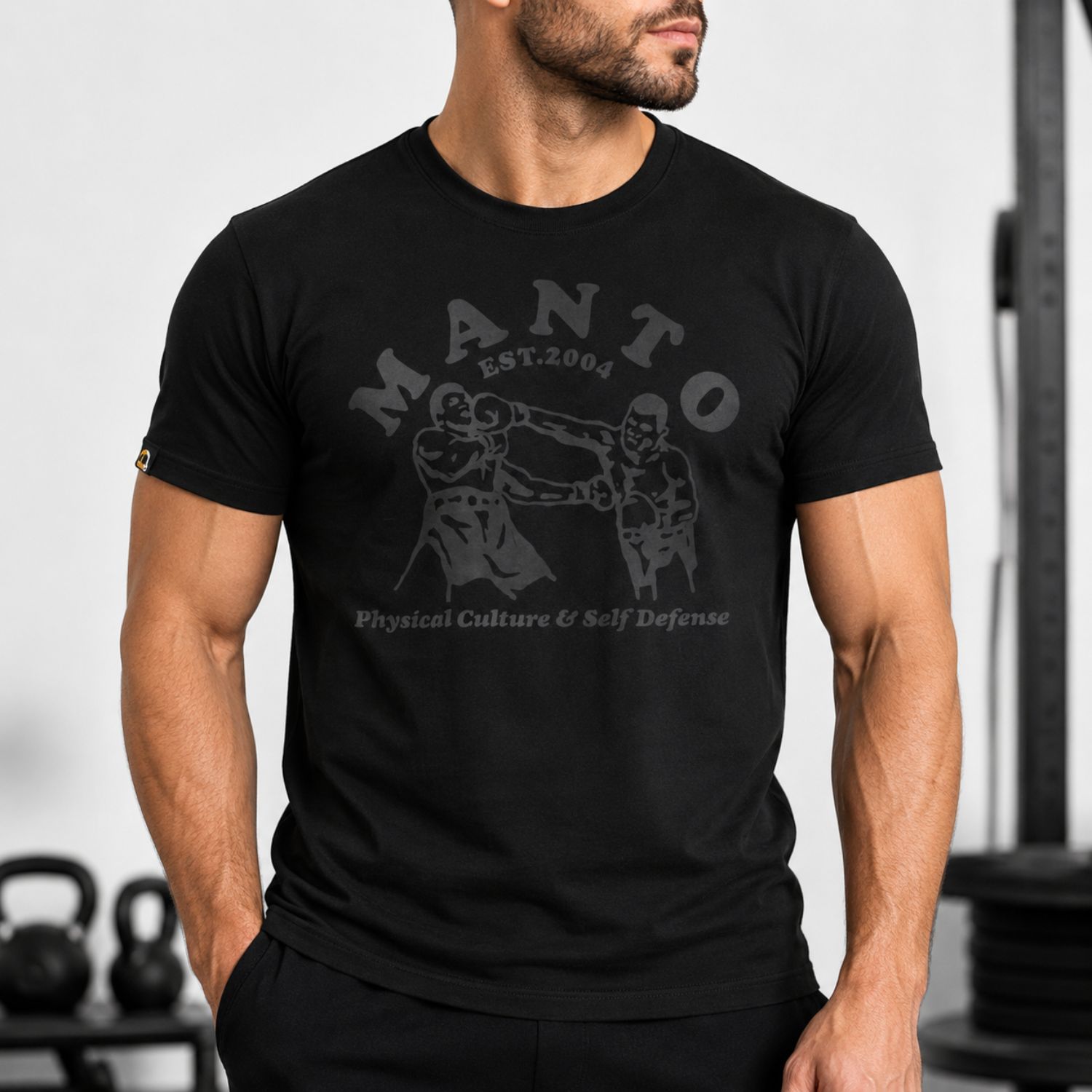 MANTO T-Shirt, Boxeo, black, M