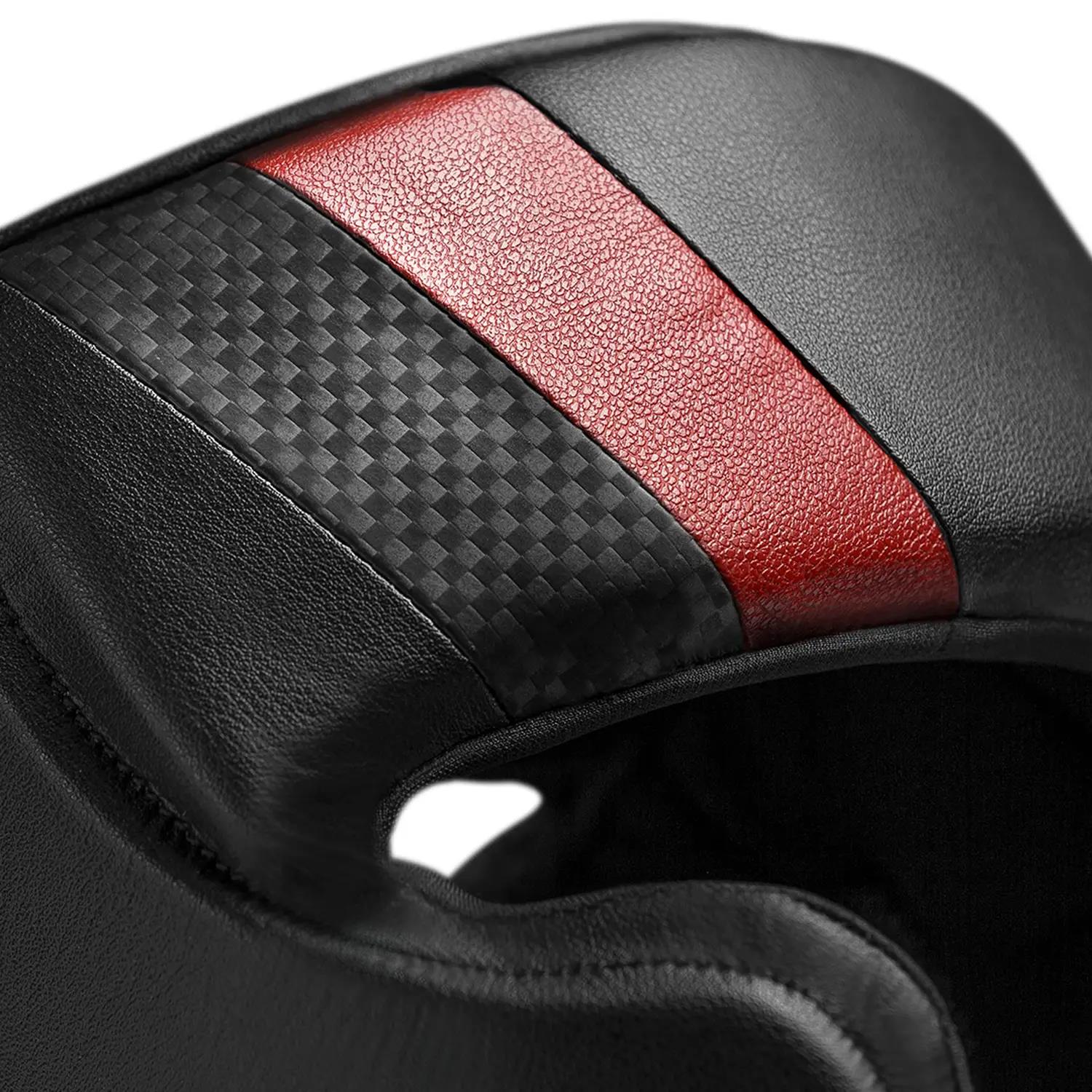 Hayabusa Head Guard, T3, MMA, black-red, L/XL