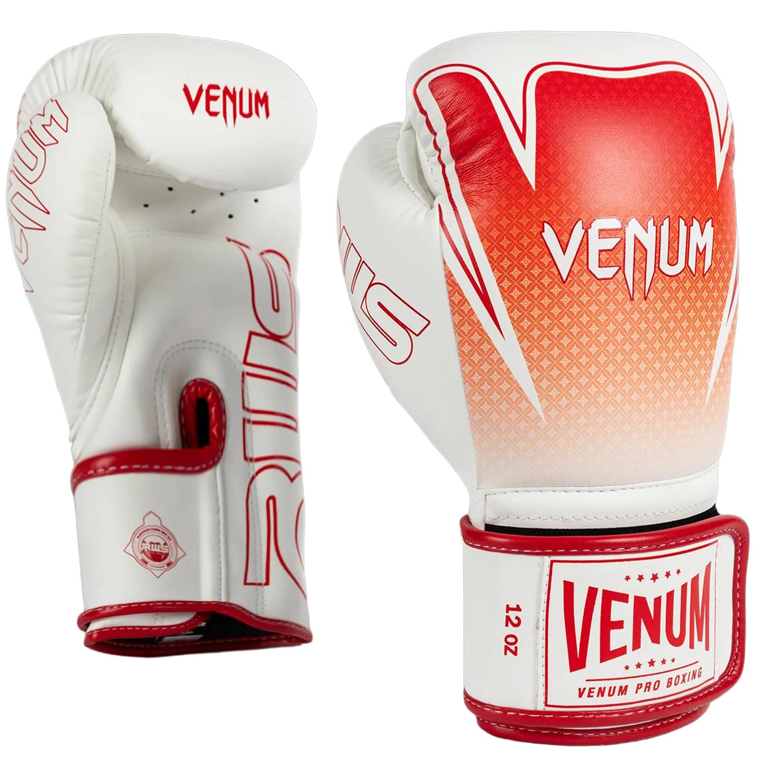 VENUM Boxing Gloves, RWS 2.0, white-red, 12 Oz