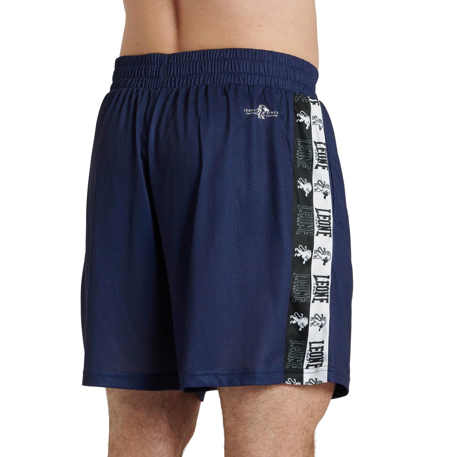 LEONE Fitness Shorts, Iconic, blue-white, S