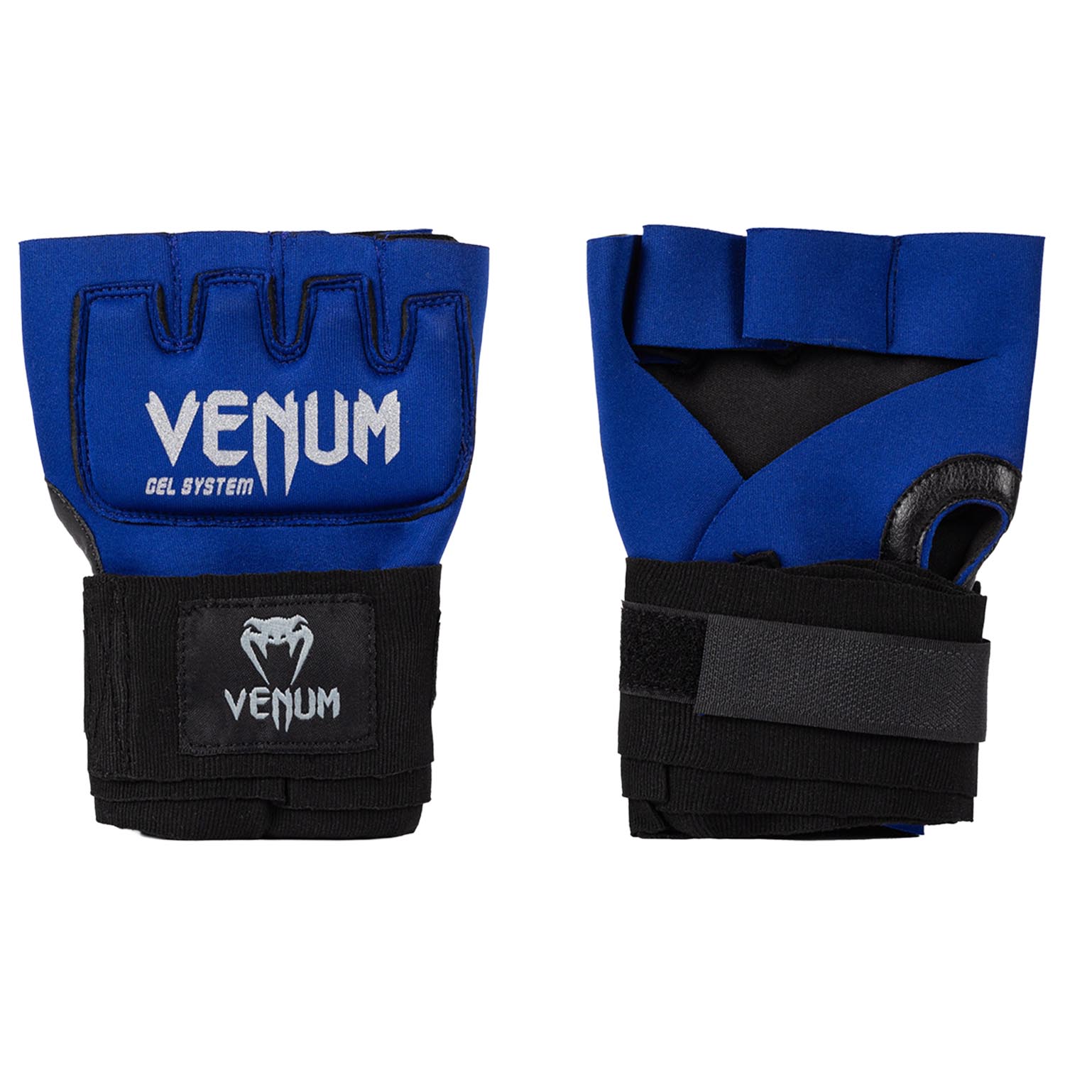VENUM Gel Handwraps, Kontact, blue-silver, L