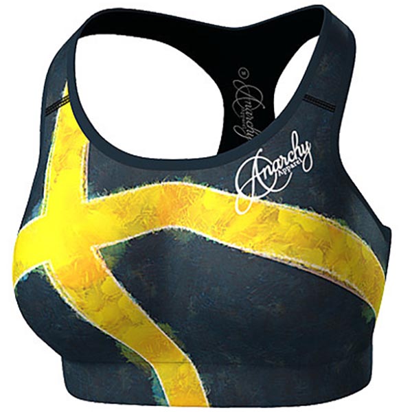 Anarchy Apparel Sports Bra, Sweden, XL