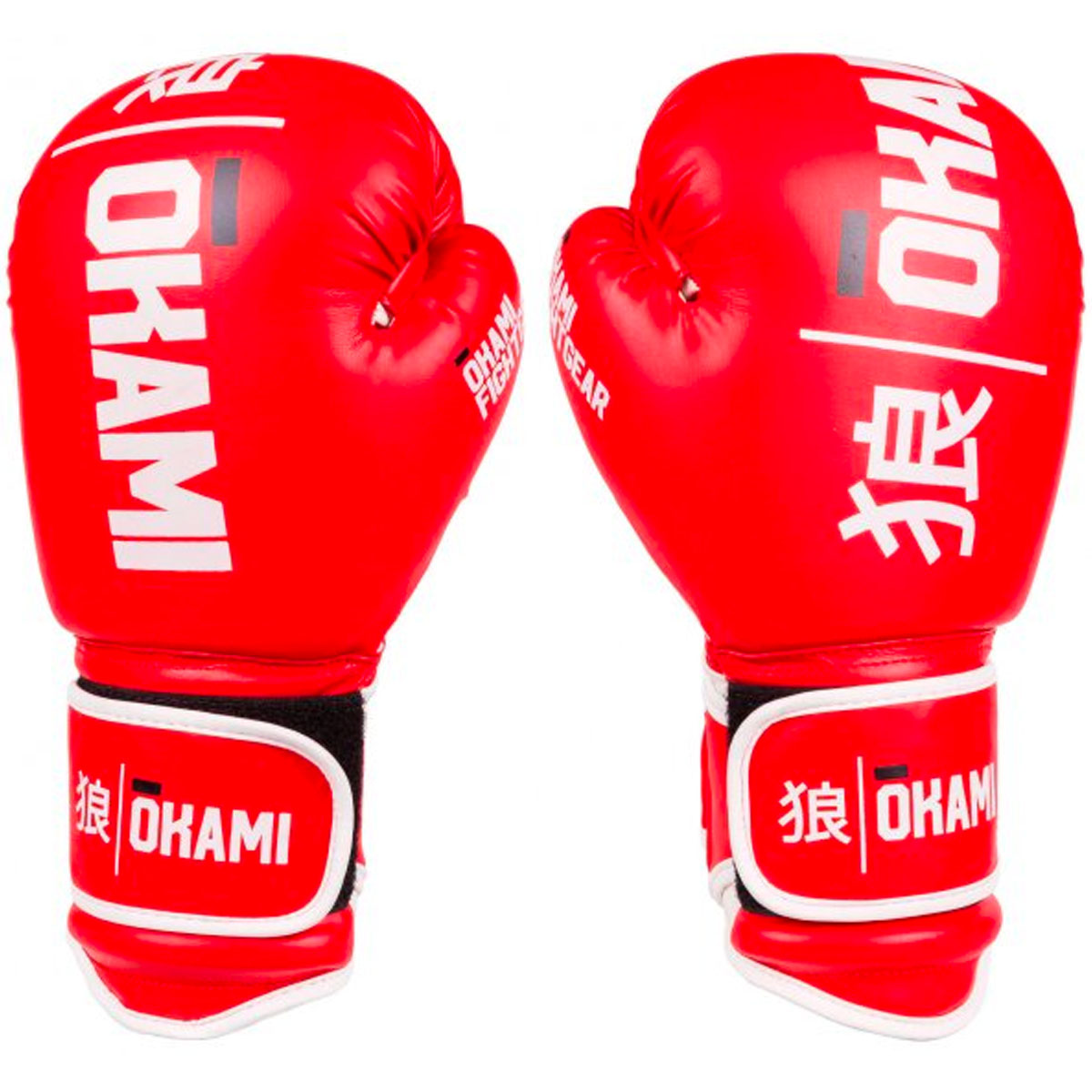 OKAMI Boxing Gloves, Red Rumble