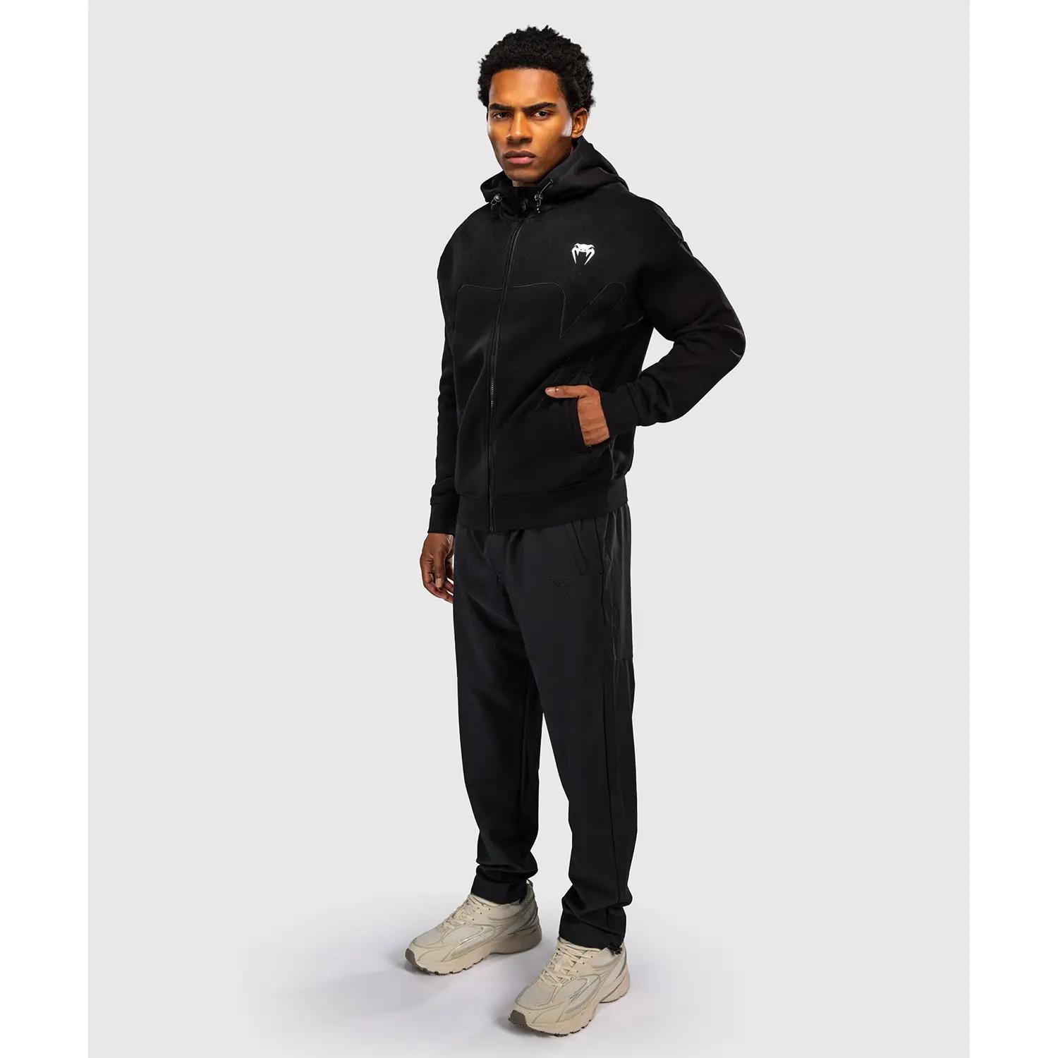 VENUM Zip Hoody, Attack, Fleece & Weave, black, XXL