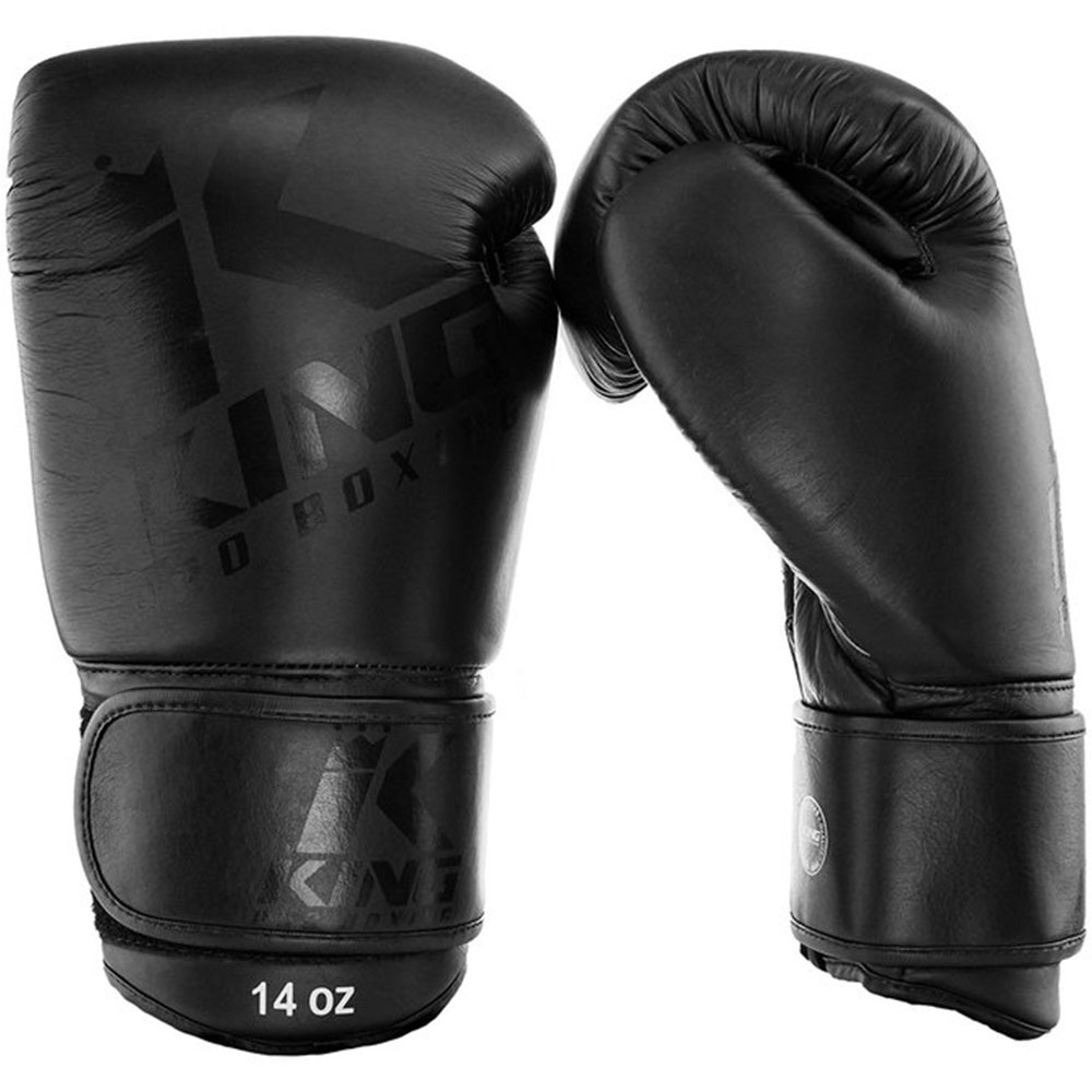 KING Pro Boxing Boxing Gloves, BG 8, black, 10 Oz
