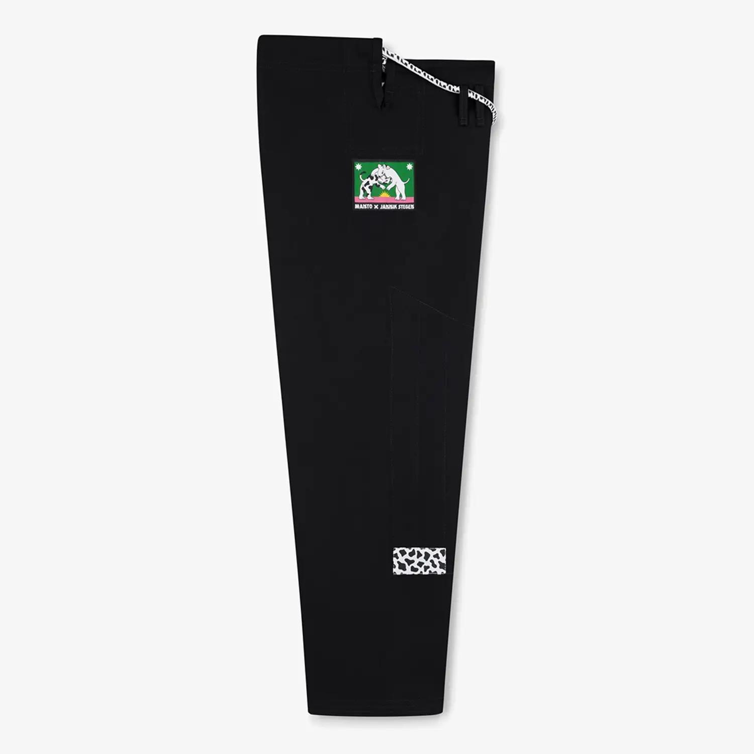 MANTO BJJ GI, Dogs, black, A4