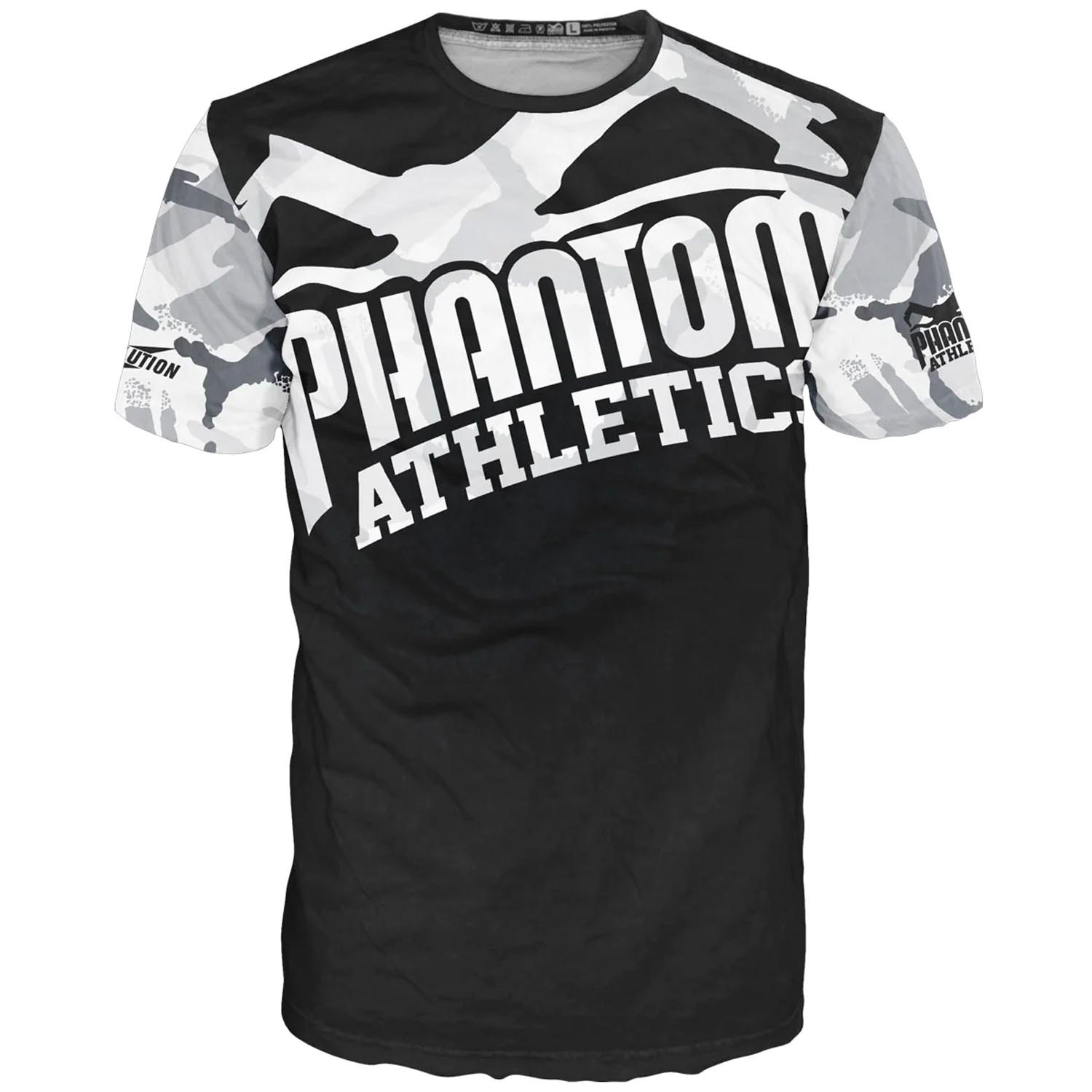 Phantom Athletics Fitness T-Shirt, Warfare, schwarz-camo
