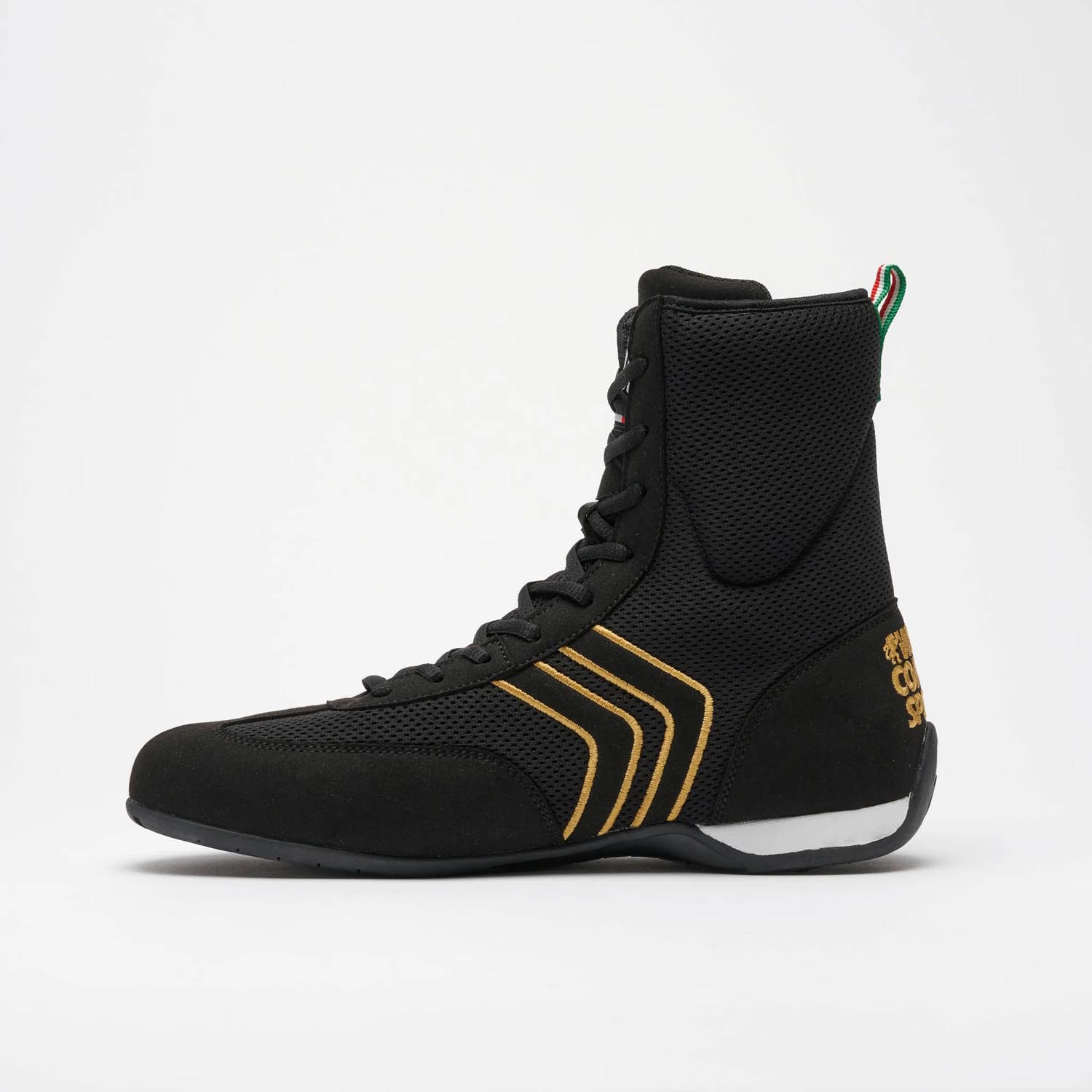 LEONE Boxing Shoes, Hermes, black-gold, 41