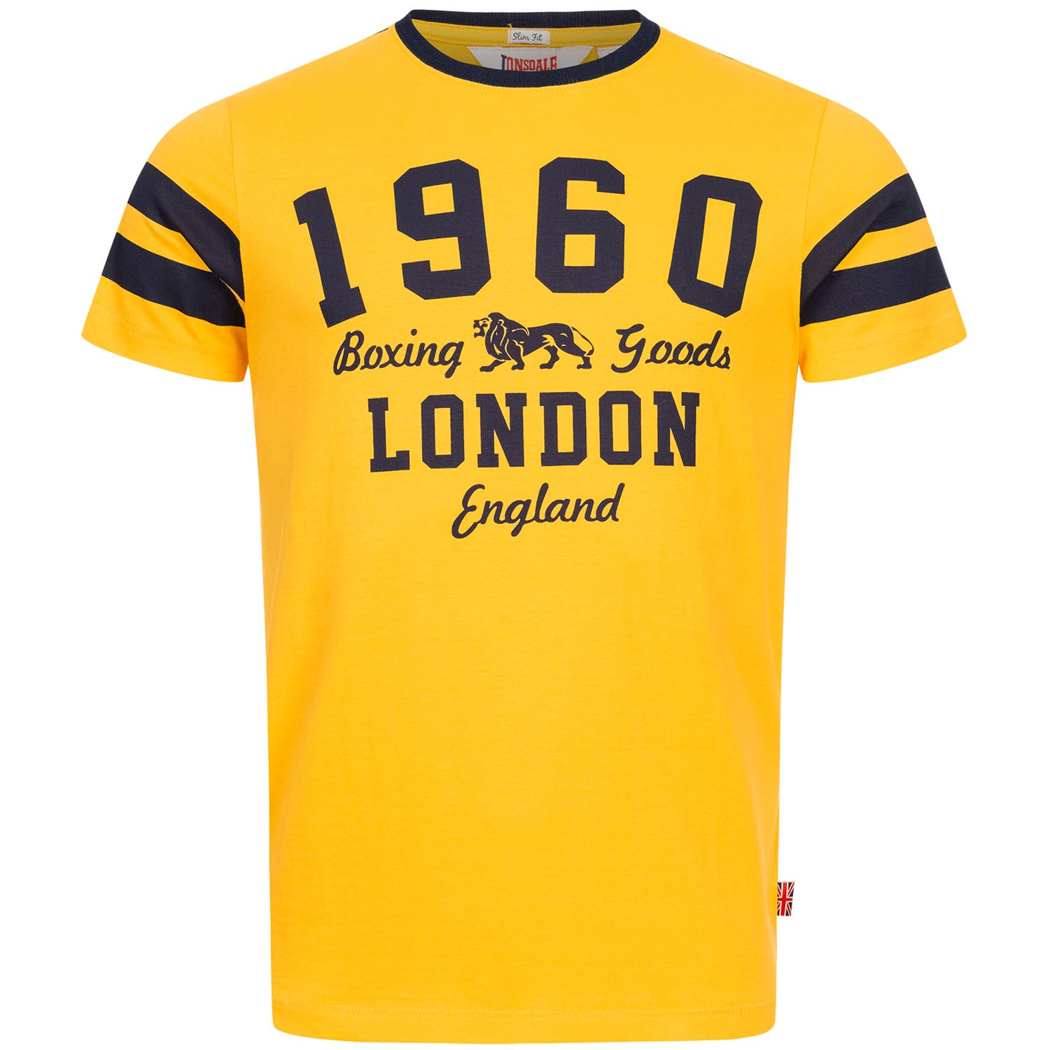 Lonsdale T-Shirt, Walditch, yellow, S