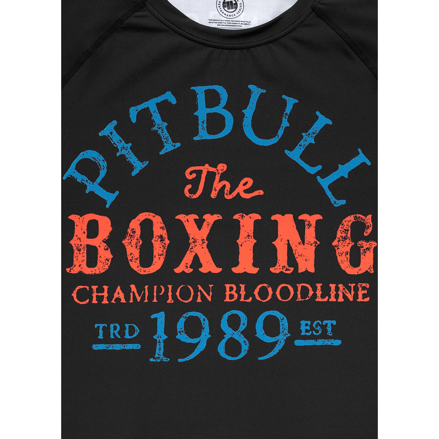 Pit Bull West Coast Rashguard, S/S, Champion Bloodline, black, XXXL
