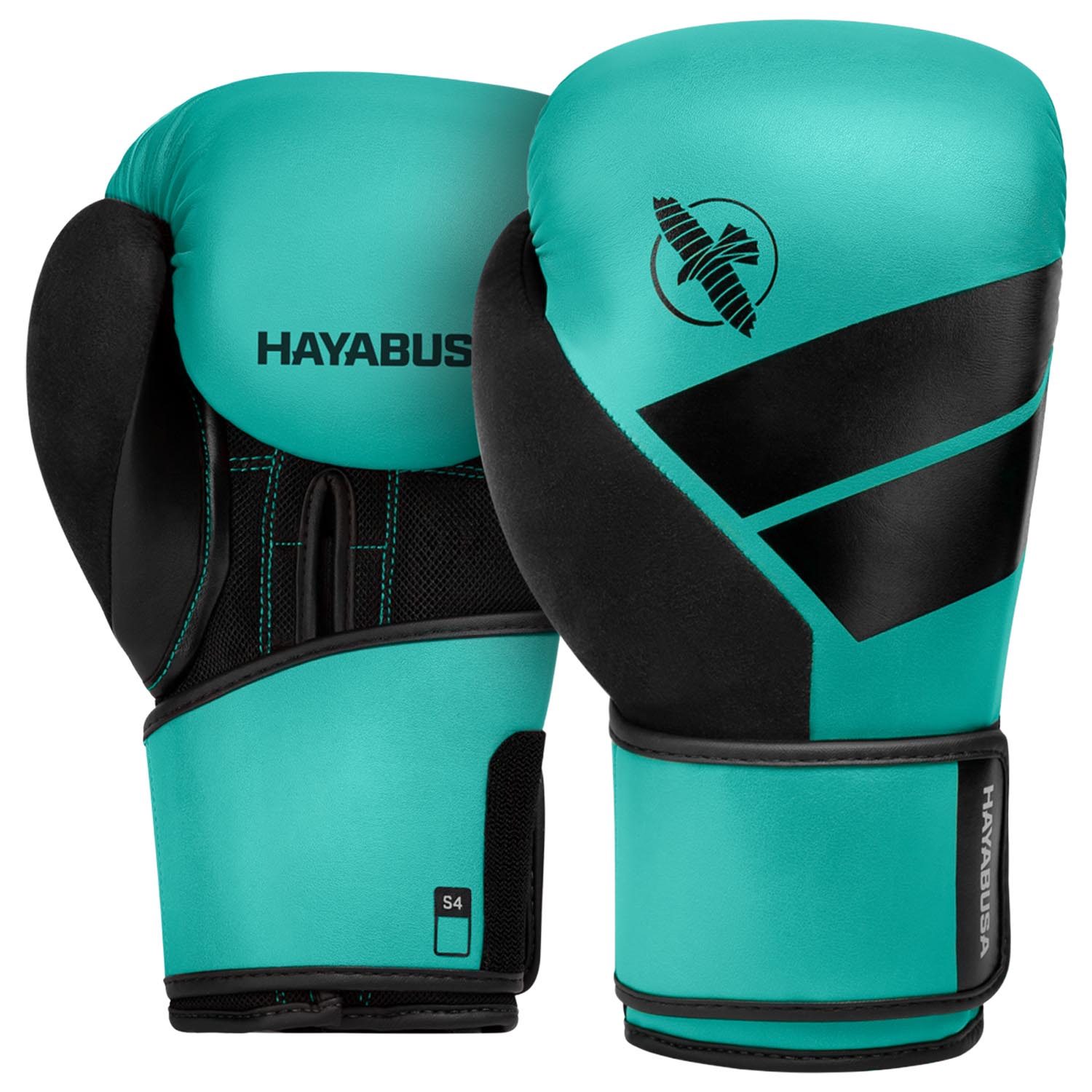 Hayabusa Boxing Gloves, S4, turquoise-black, 12 Oz