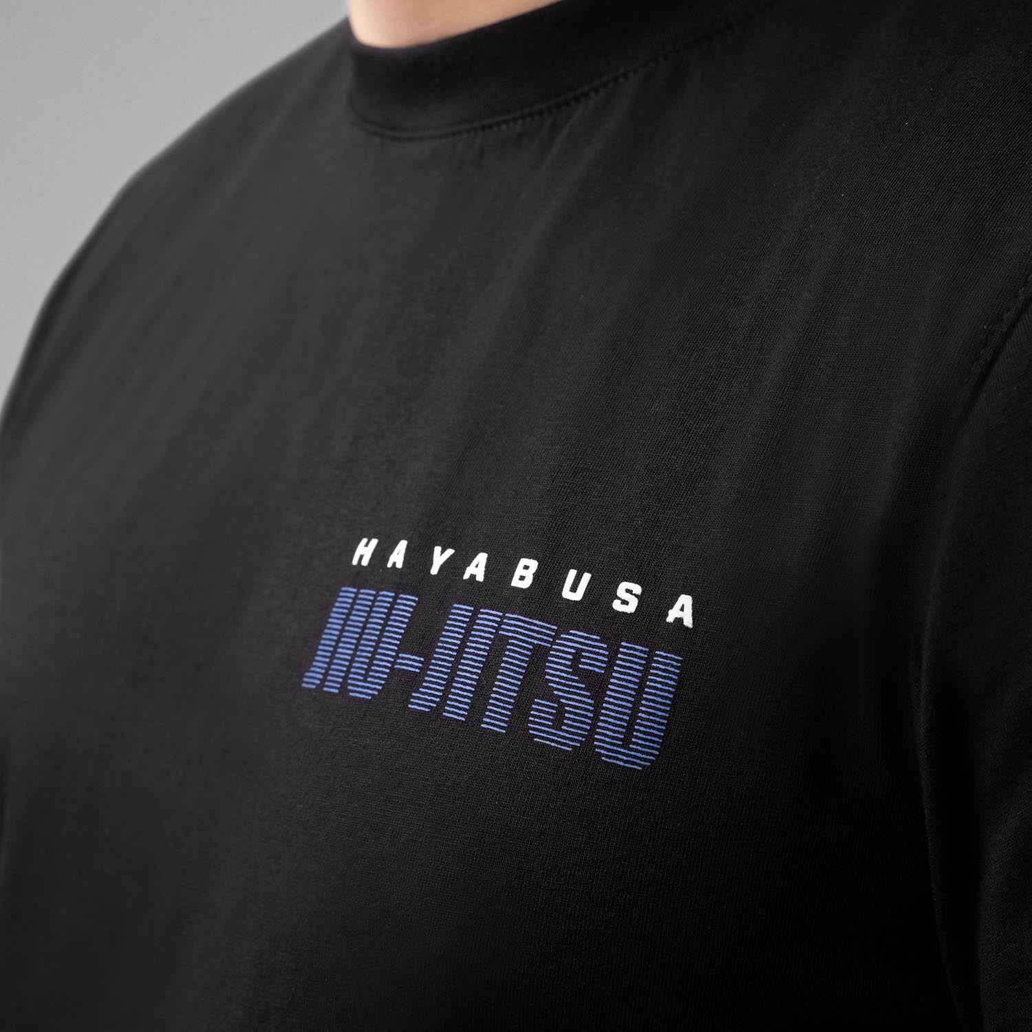 Hayabusa T-Shirt, Discipline Jiu Jitsu, black-blue, S