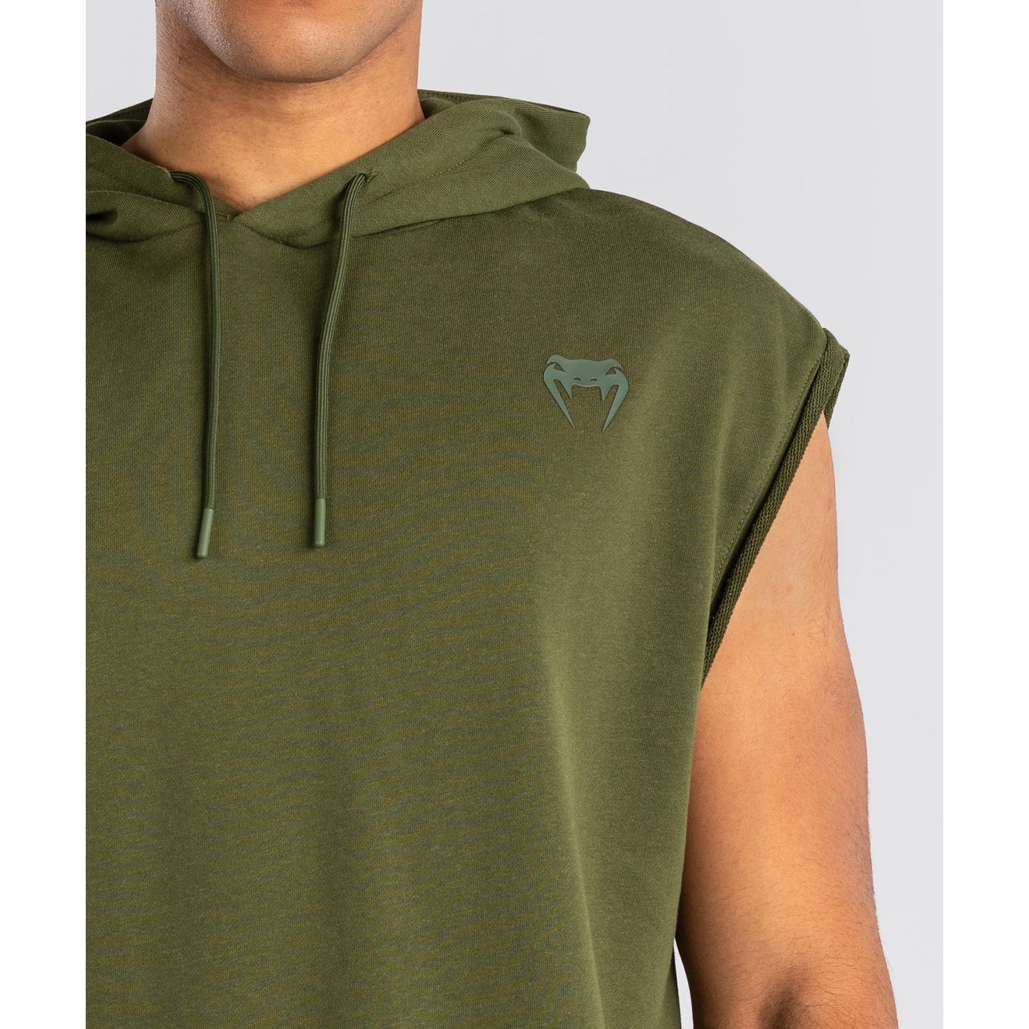 VENUM Sleeveless Hoody, Divide, khaki, XXL