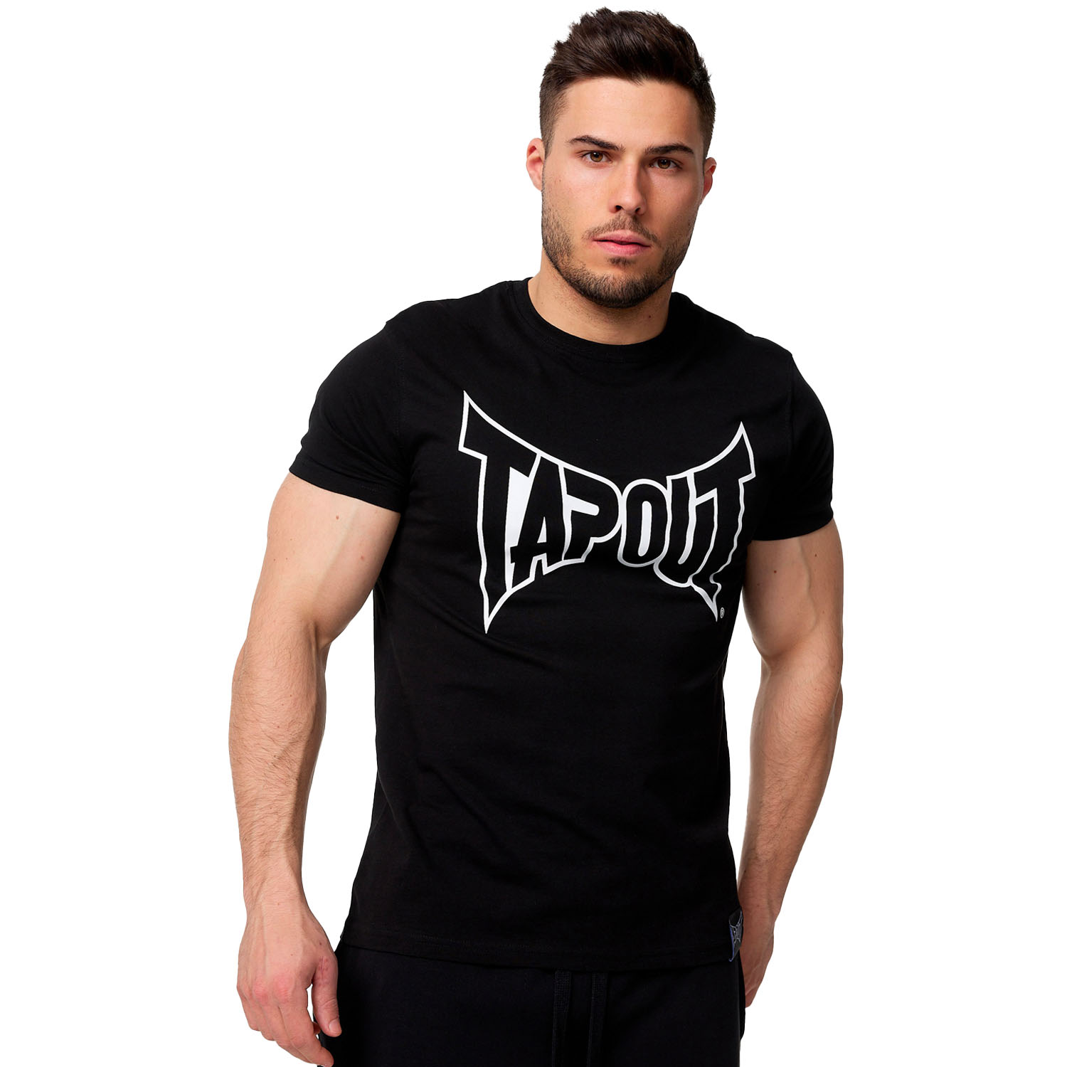 Tapout T-Shirt, Lifestyle Basic, black-white