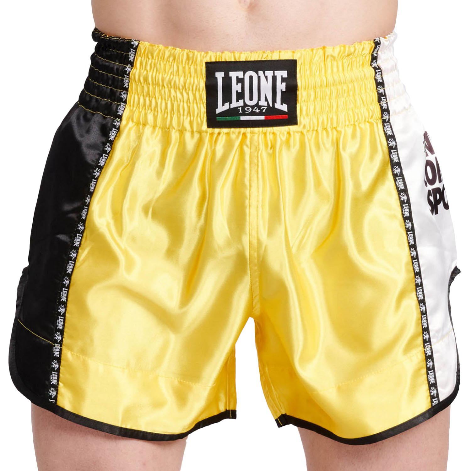 LEONE Muay Thai Shorts, Training, AB760, gelb