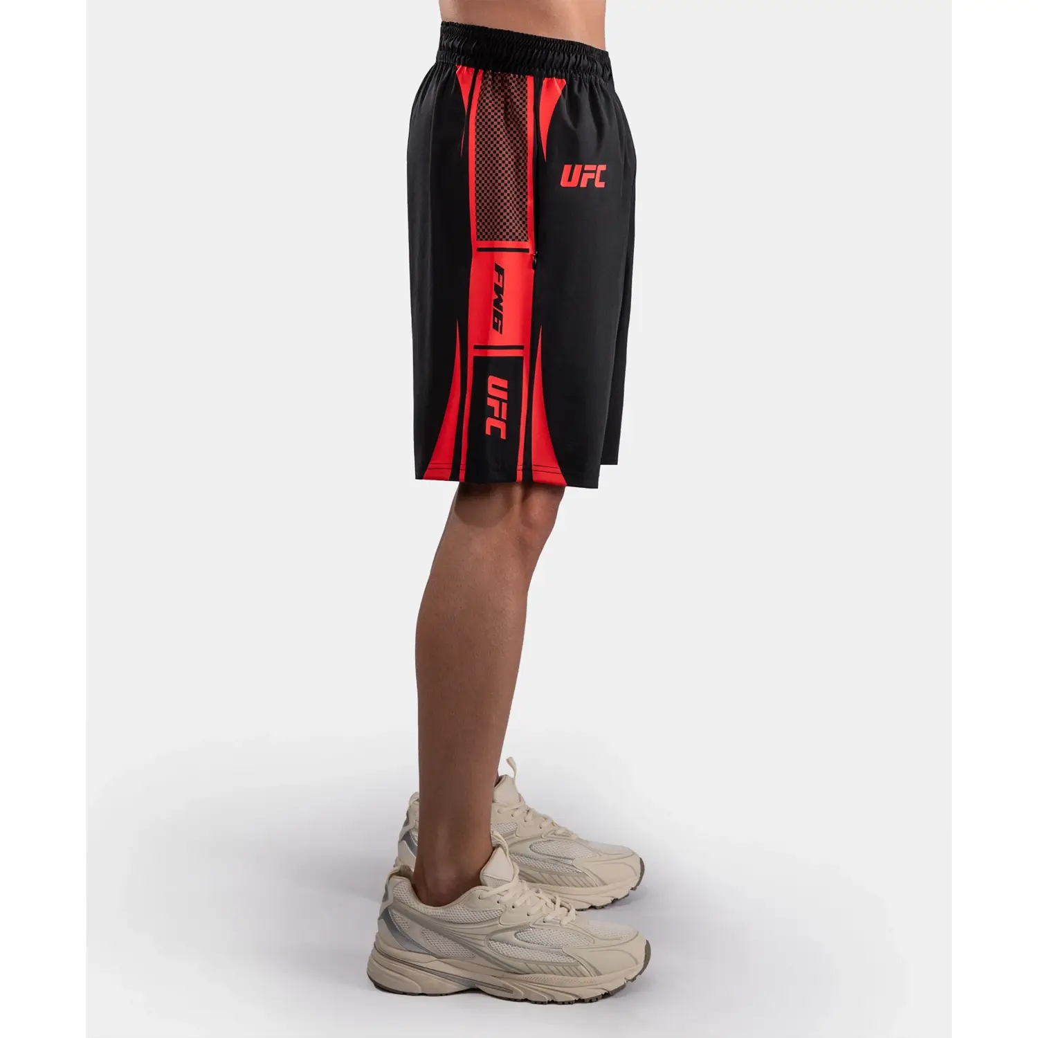 VENUM Training Shorts, UFC Unity, black-red, M