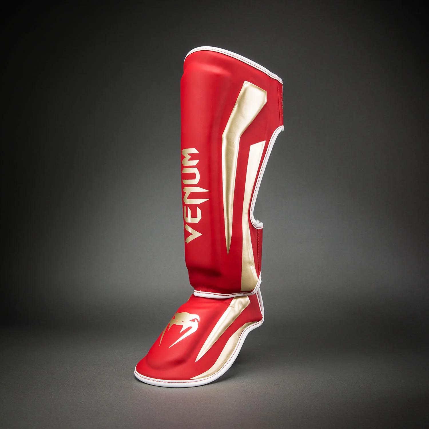 VENUM Shin Guard, Elite, red-gold, L
