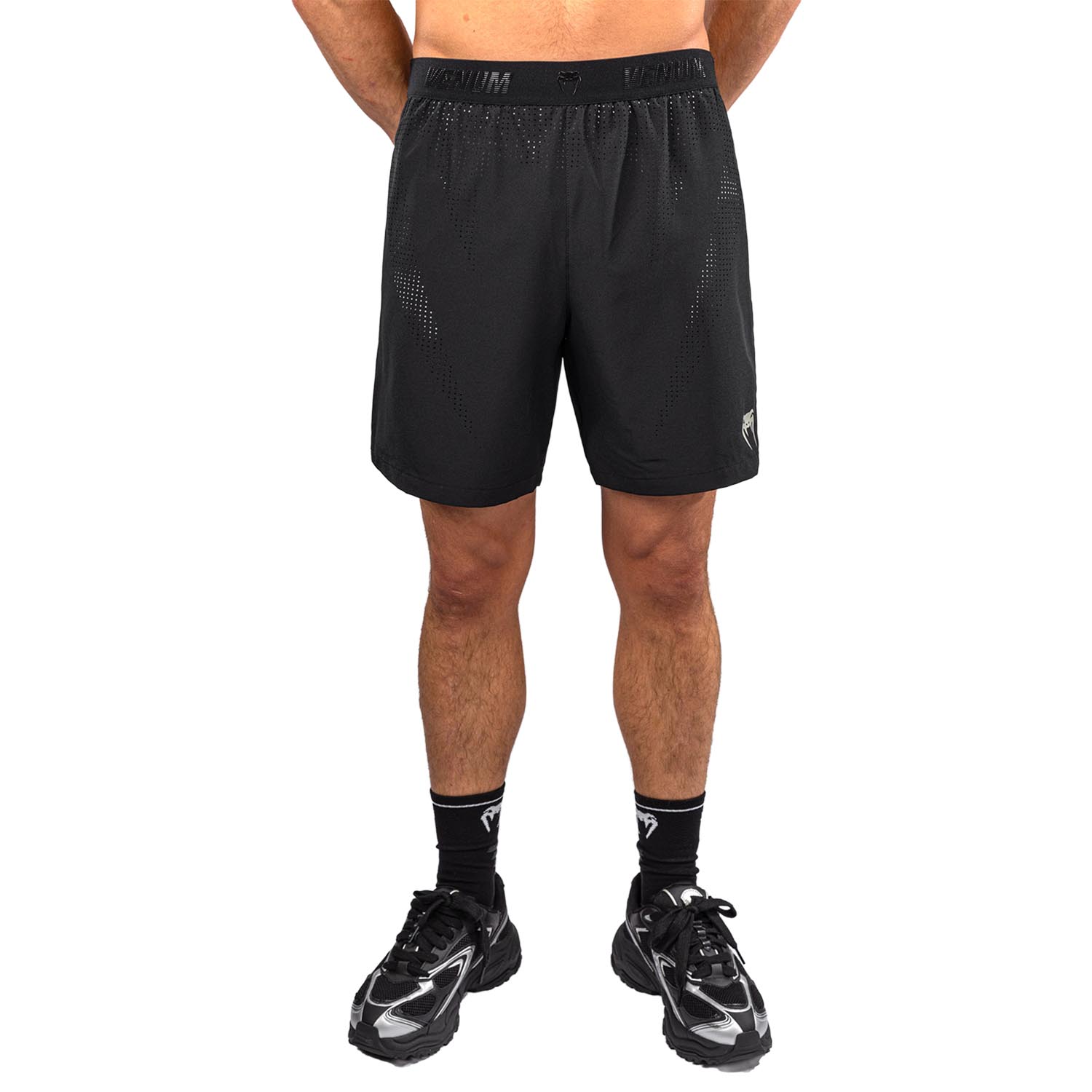 VENUM Training Shorts, Lazer, black-grey, L
