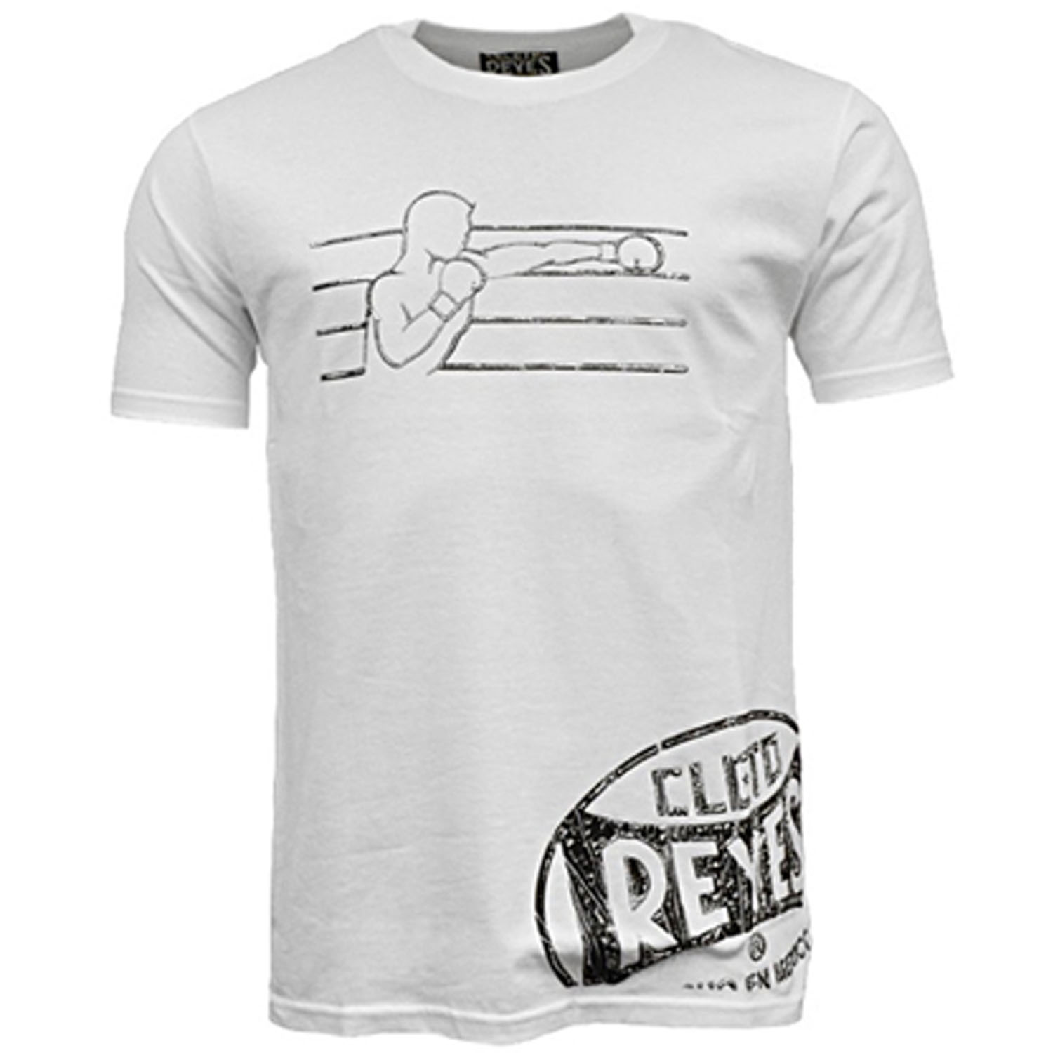 Cleto Reyes T-Shirt, Fighter Logo, weiß