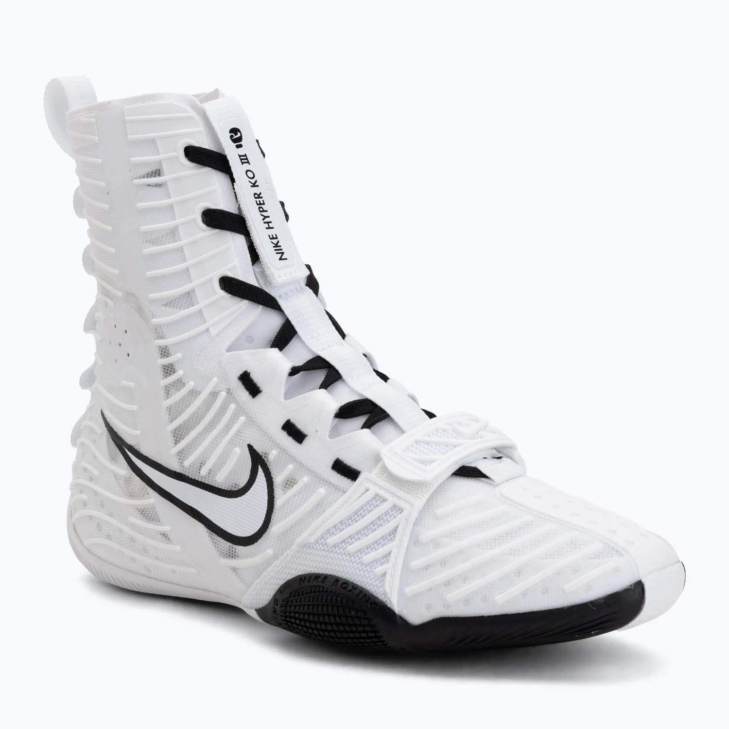 NIKE Boxing Shoes, HyperKO 3, white-black, 45.5