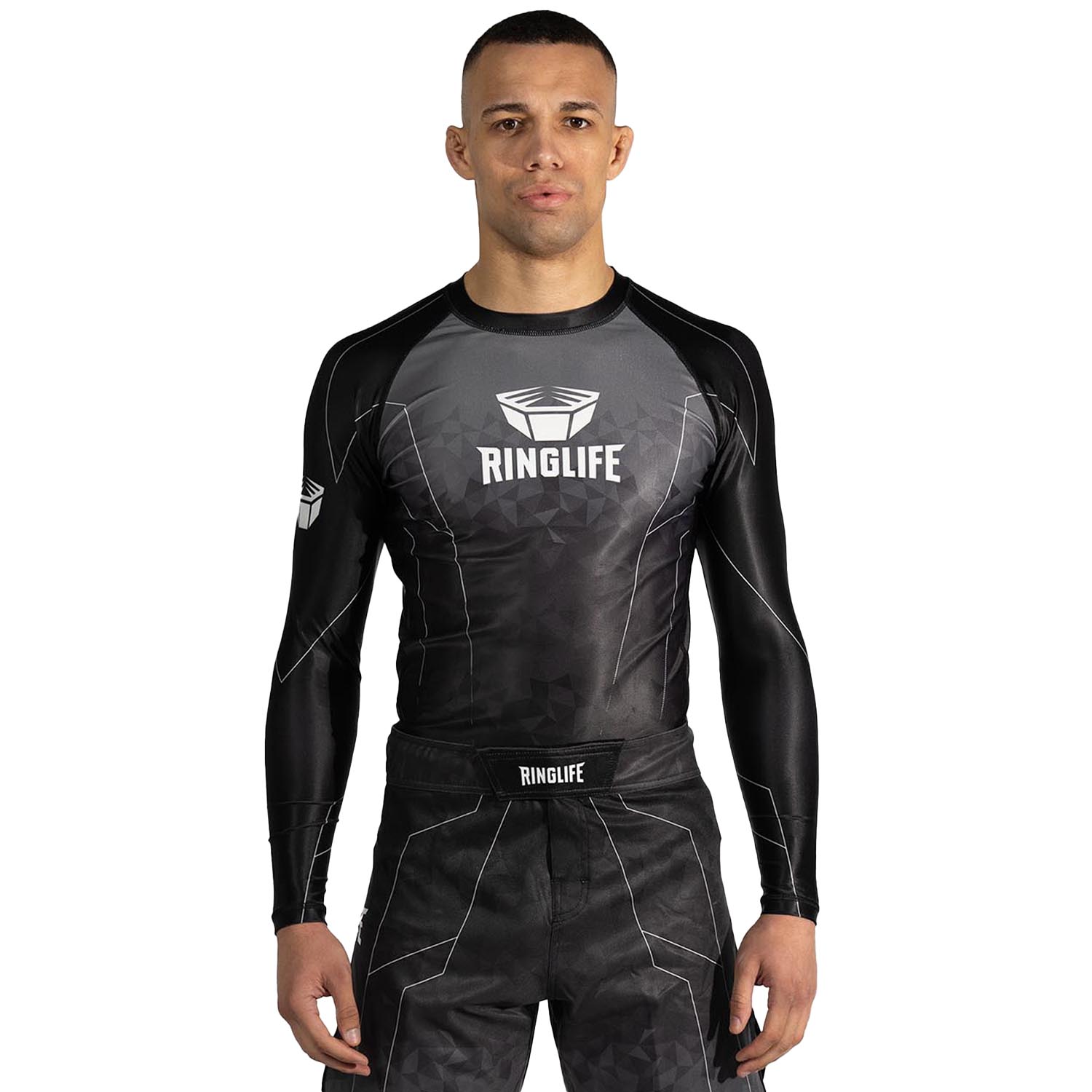 RINGLIFE Rashguard L/S - Transition black-grey XL