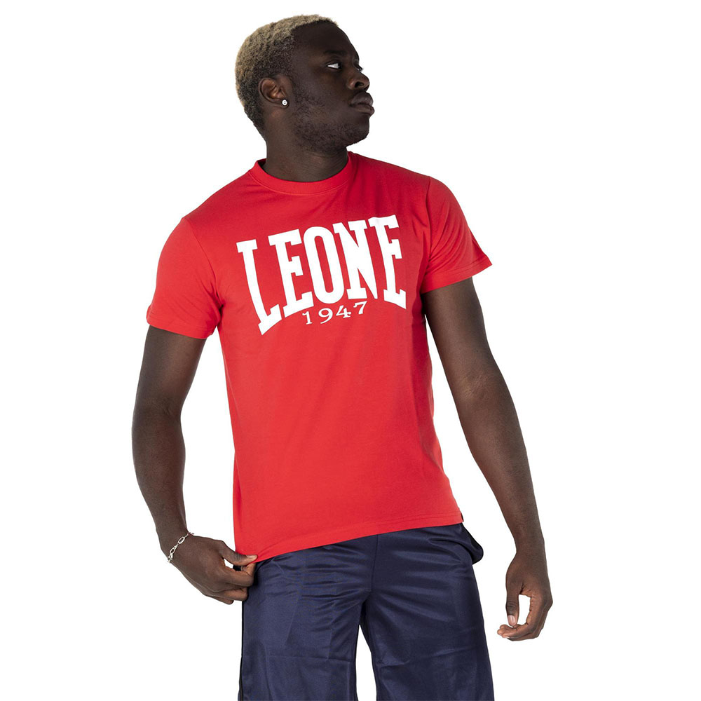 LEONE T-Shirt, Basic, Big Logo, rot