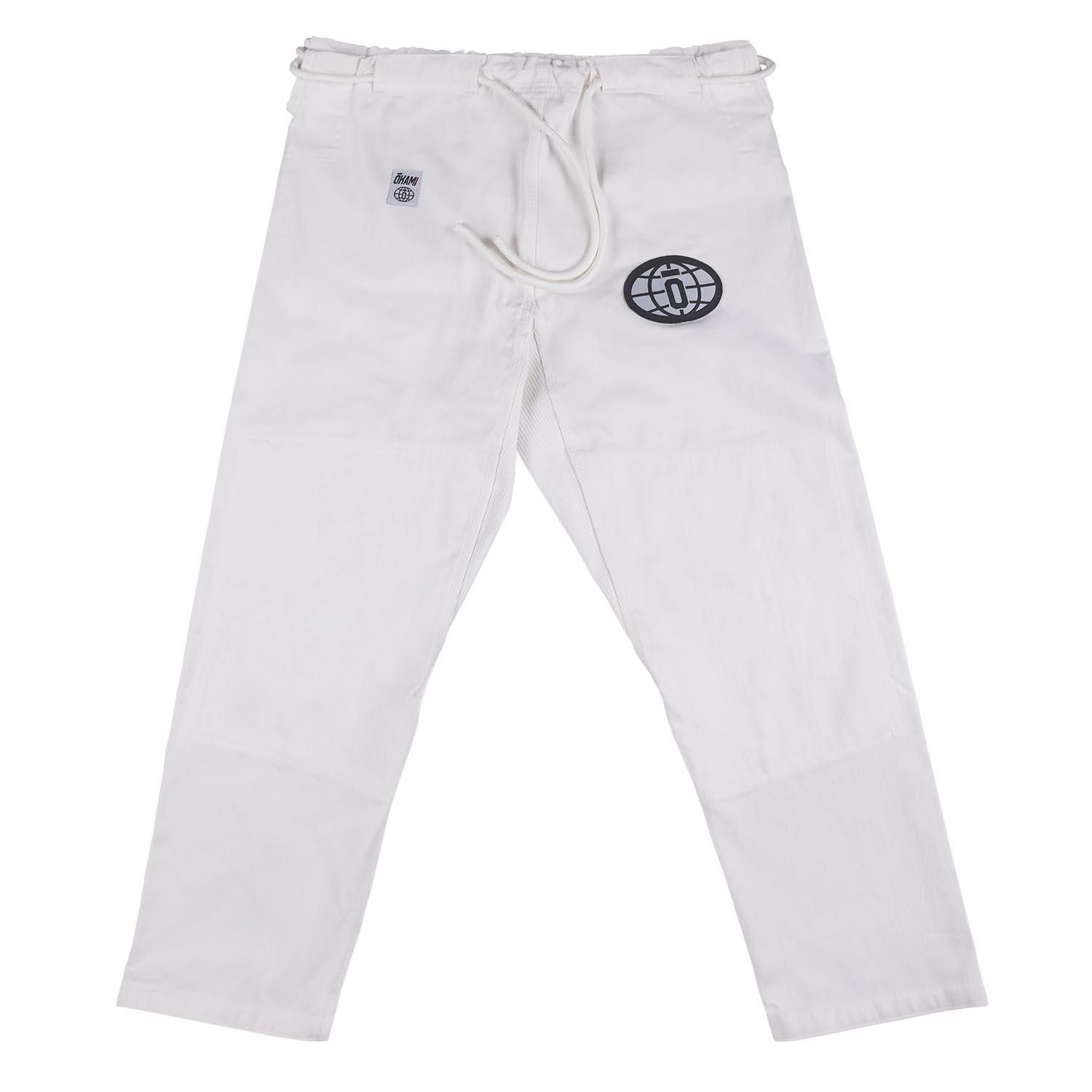 OKAMI BJJ GI, Enso, white, A4