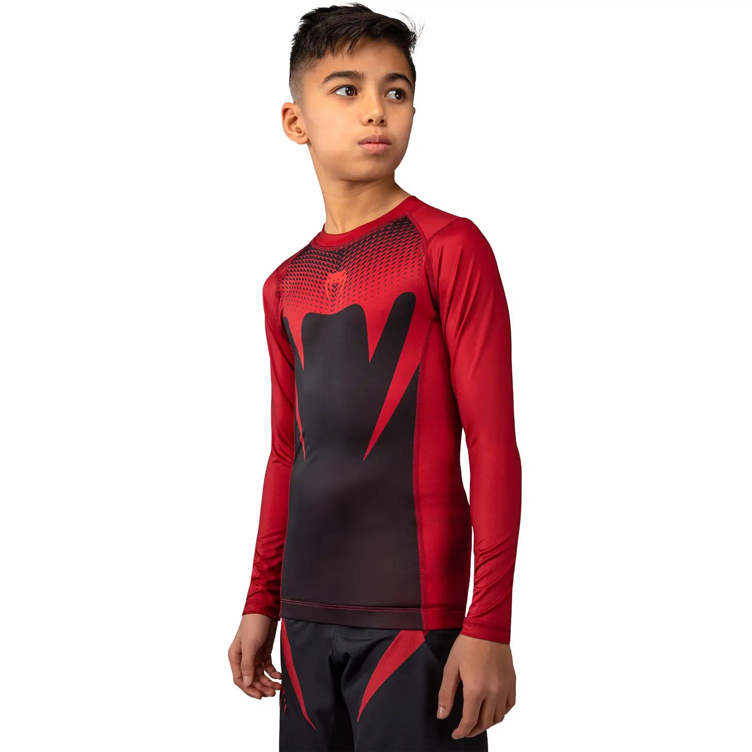 VENUM Rashguard, L/S, Kids, Attack, black-red, 14 J