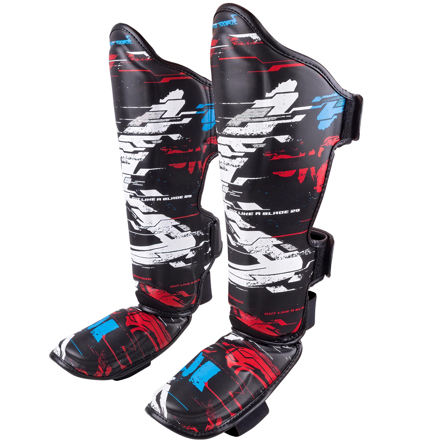 8 WEAPONS Shin Guards, Cut like a Blade 2.0, black, XL