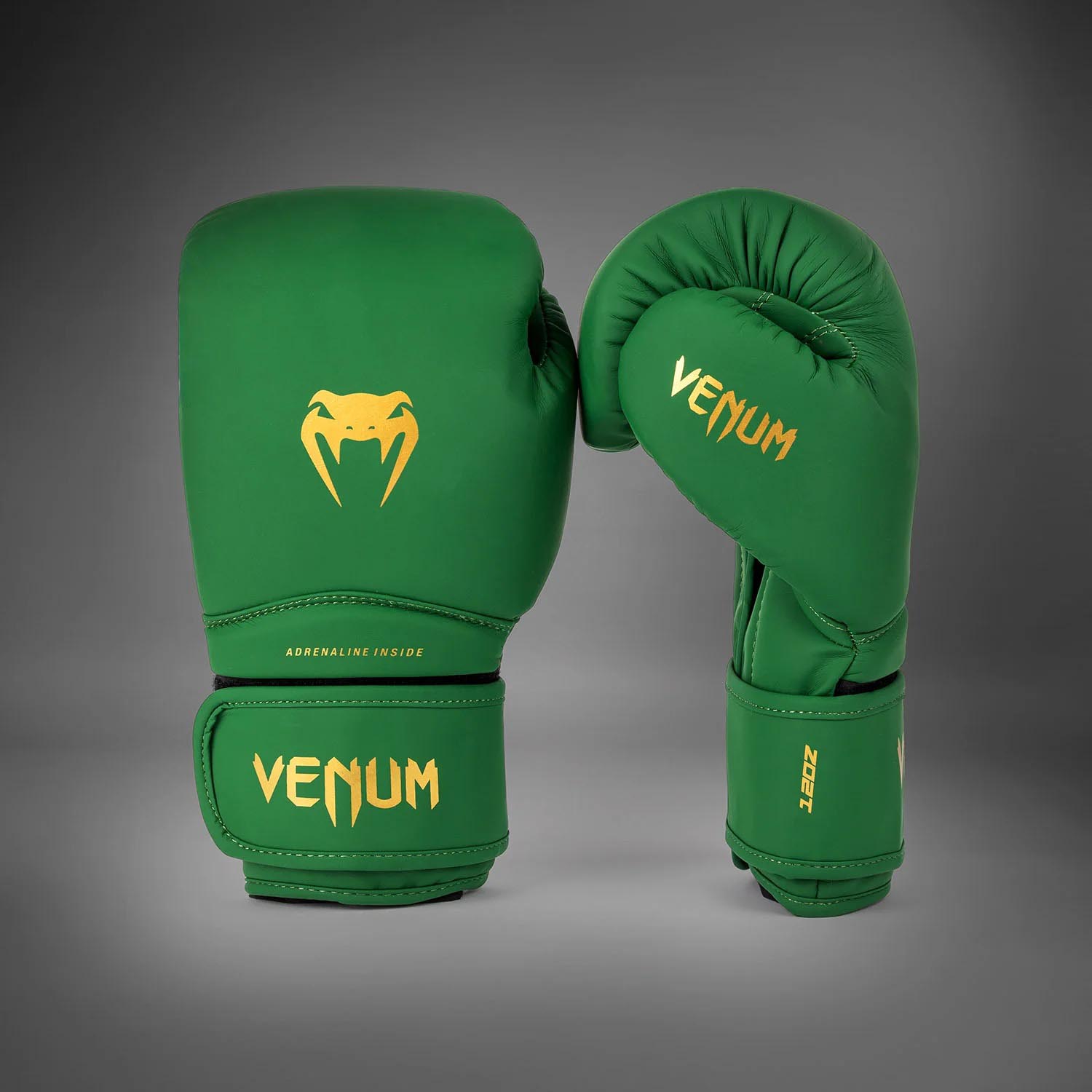 VENUM Boxing Gloves, Contender 1.5, green-gold, 16 Oz