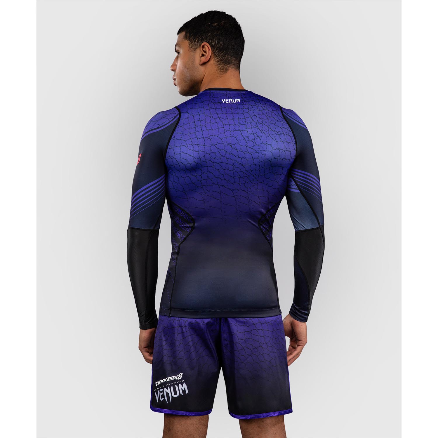 VENUM Rashguard, L/S, Tekken 8, Kazuya, black-blue, XXL