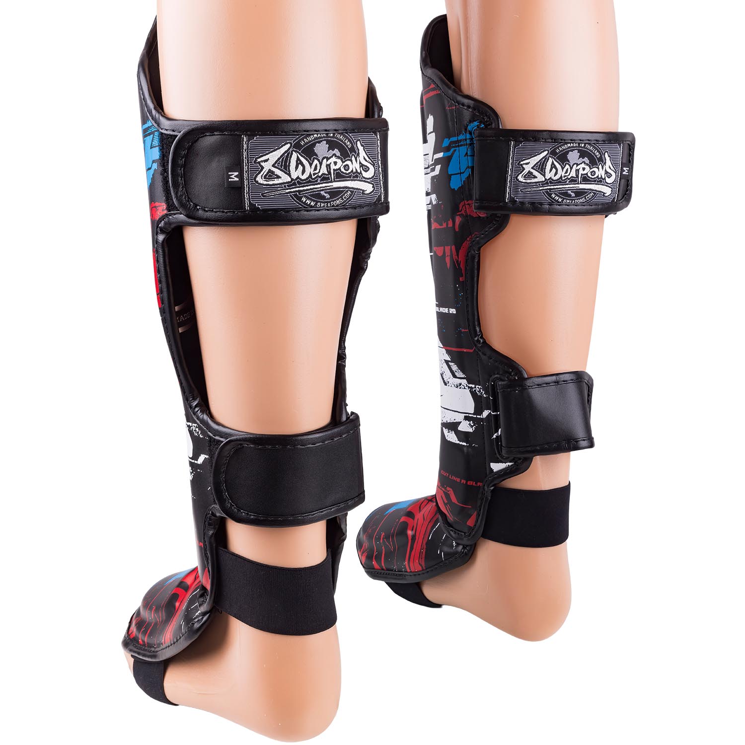 8 WEAPONS Shin Guards, Cut like a Blade 2.0, black, XL