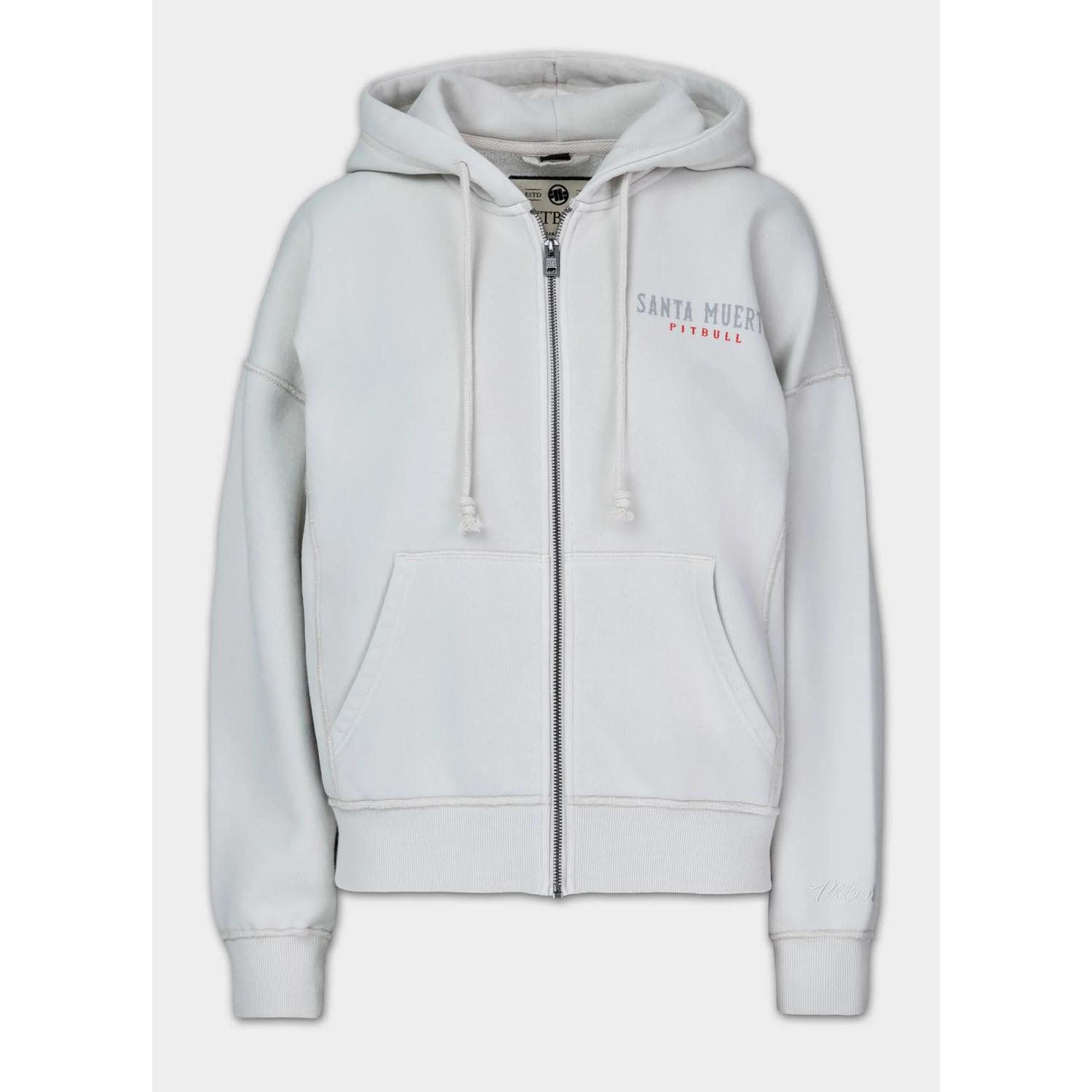 Pit Bull West Coast Zip Hoody, Women, Santa Muerte, white, M/L
