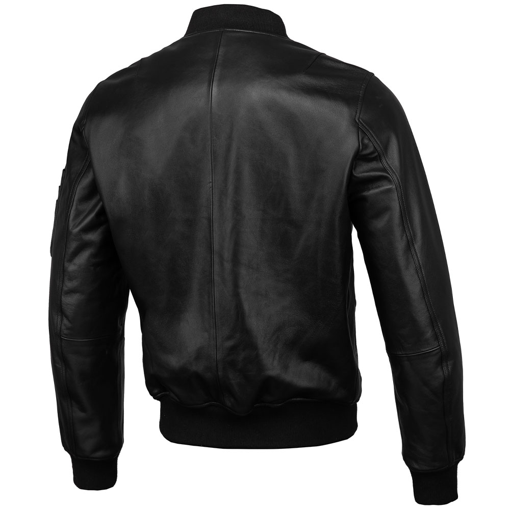 Pit Bull West Coast Jacke, Leather, MA1, black, XXL